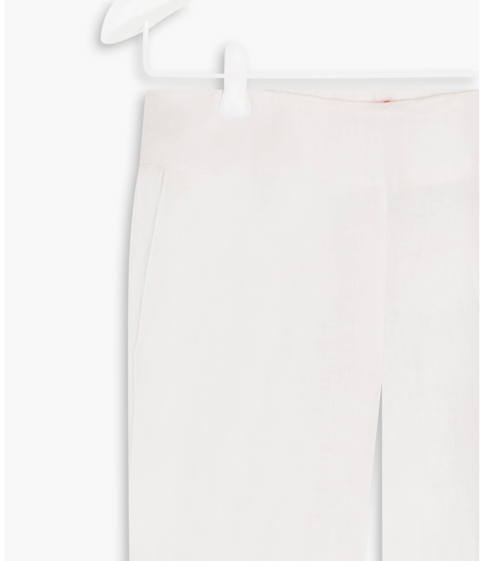 Calça  Puro Linho  Isla Fishbone Branco