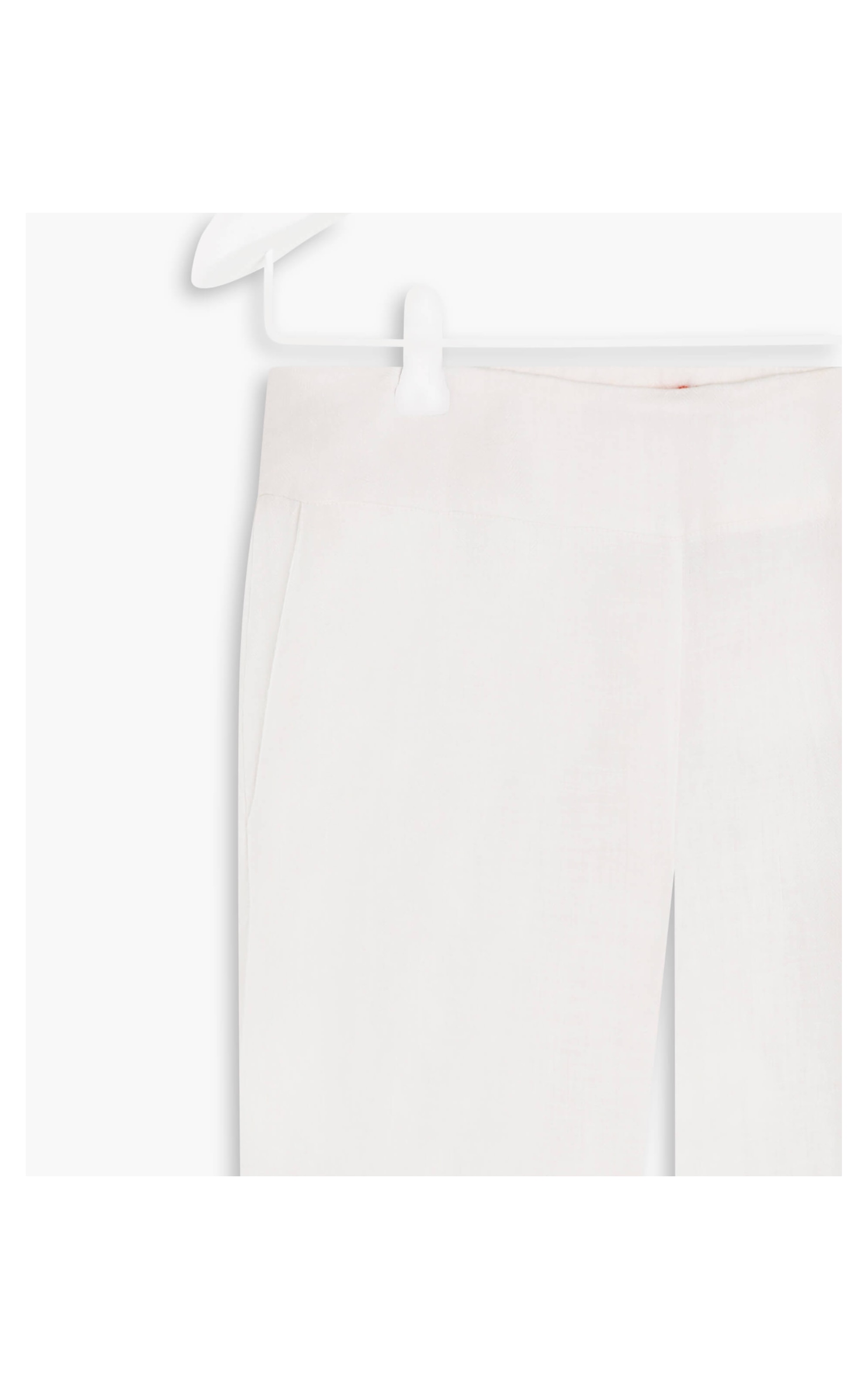 Calça  Puro Linho  Isla Fishbone Branco