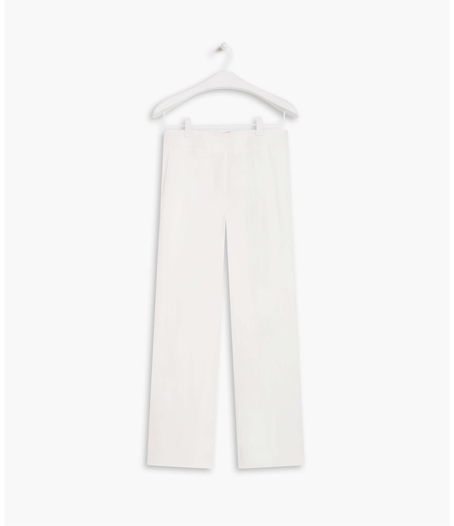 Calça  Puro Linho  Isla Fishbone Branco