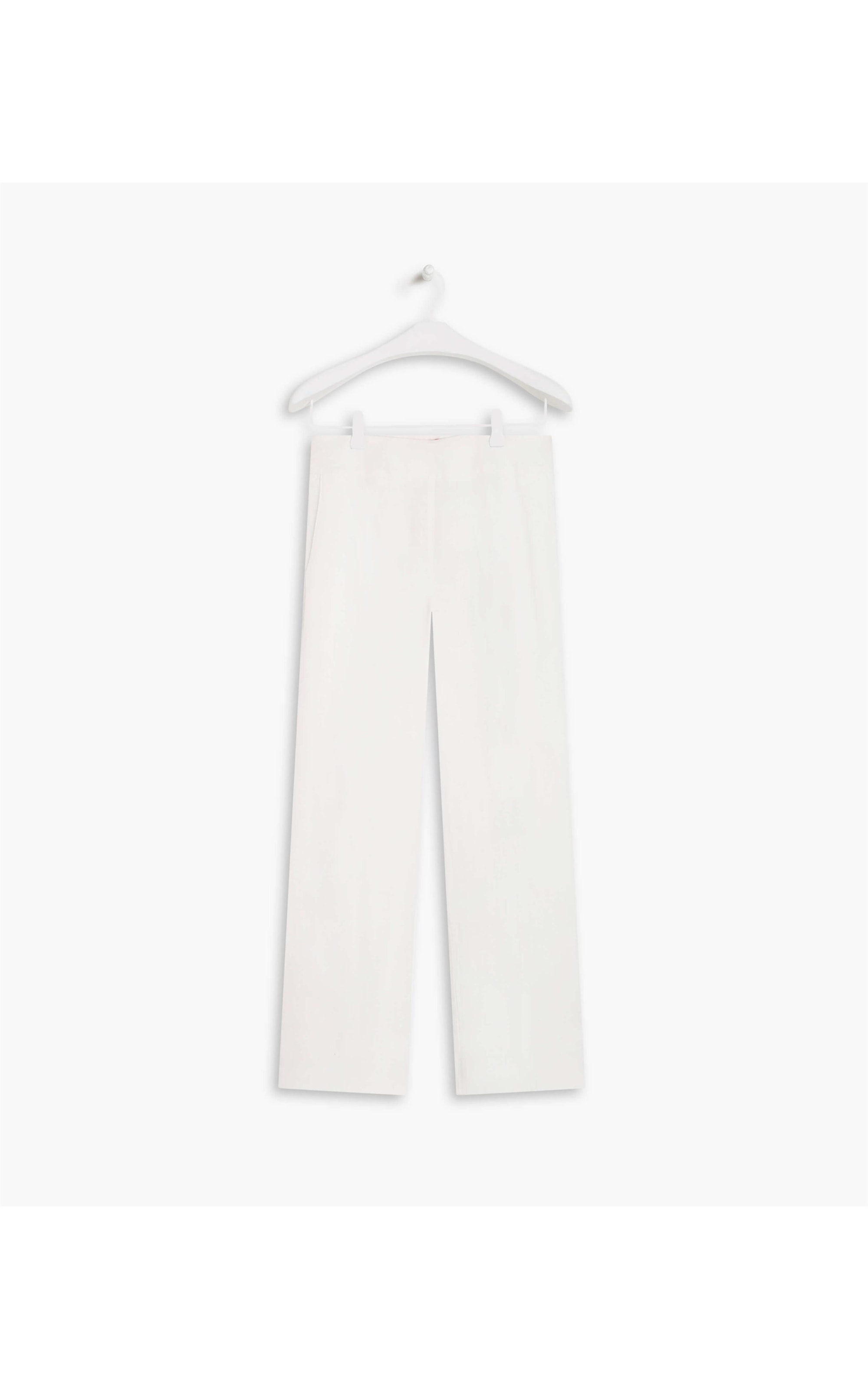 Calça  Puro Linho  Isla Fishbone Branco