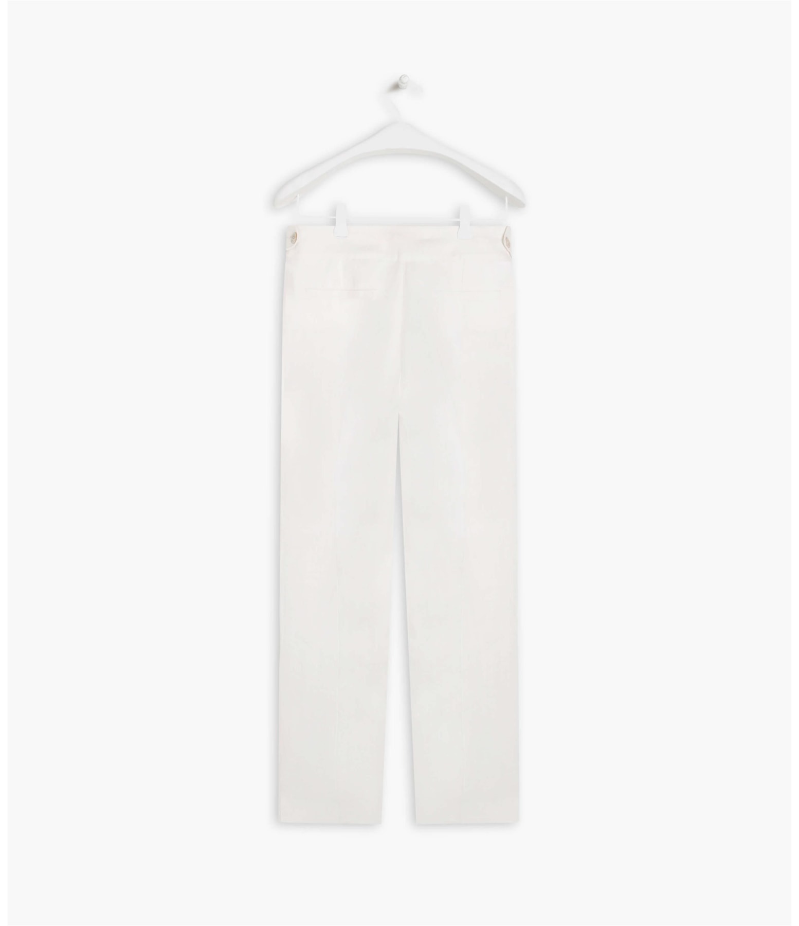 Calça  Puro Linho  Isla Fishbone Branco