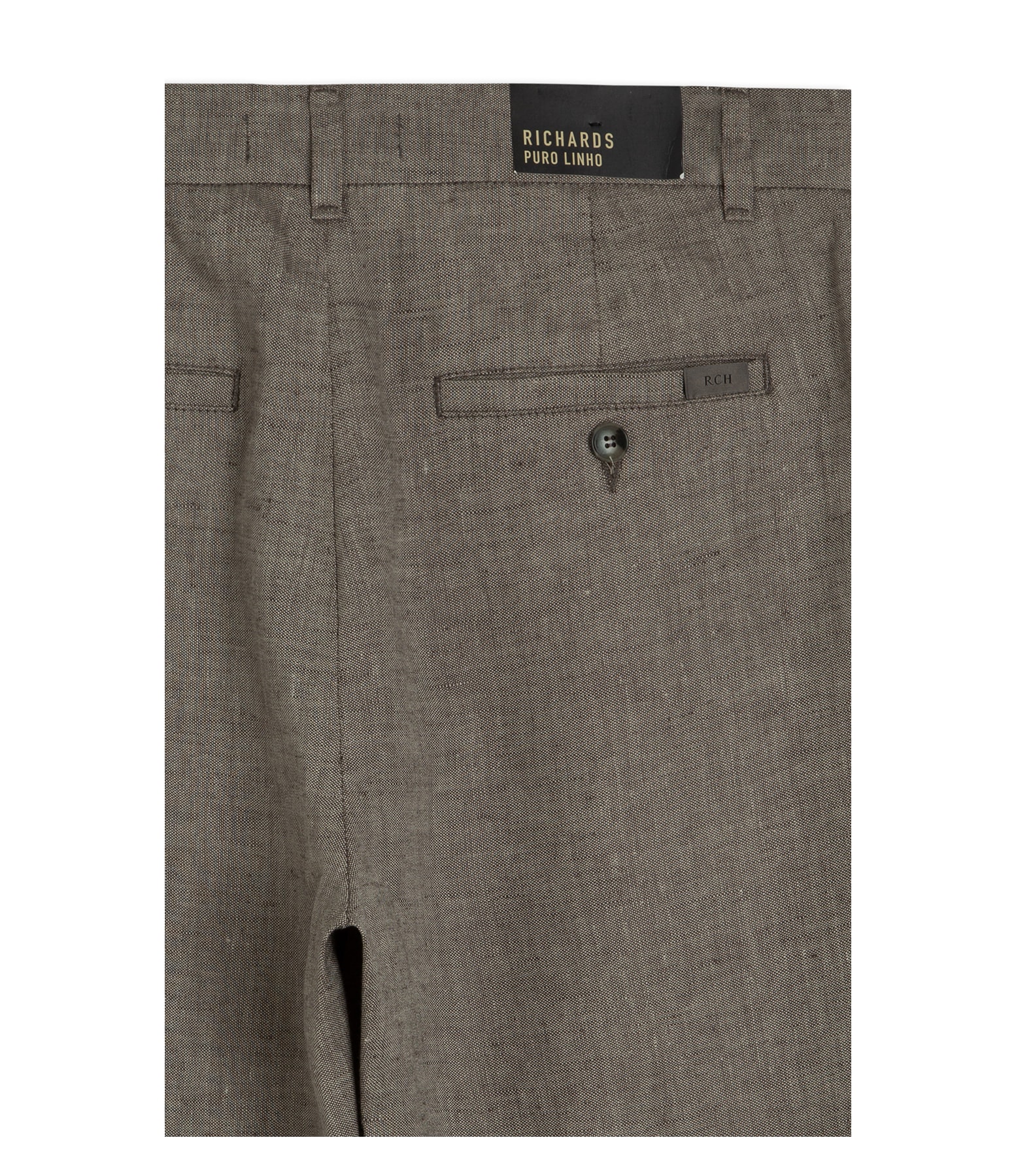 Calça  Puro Linho  Lift Cd Tabaco