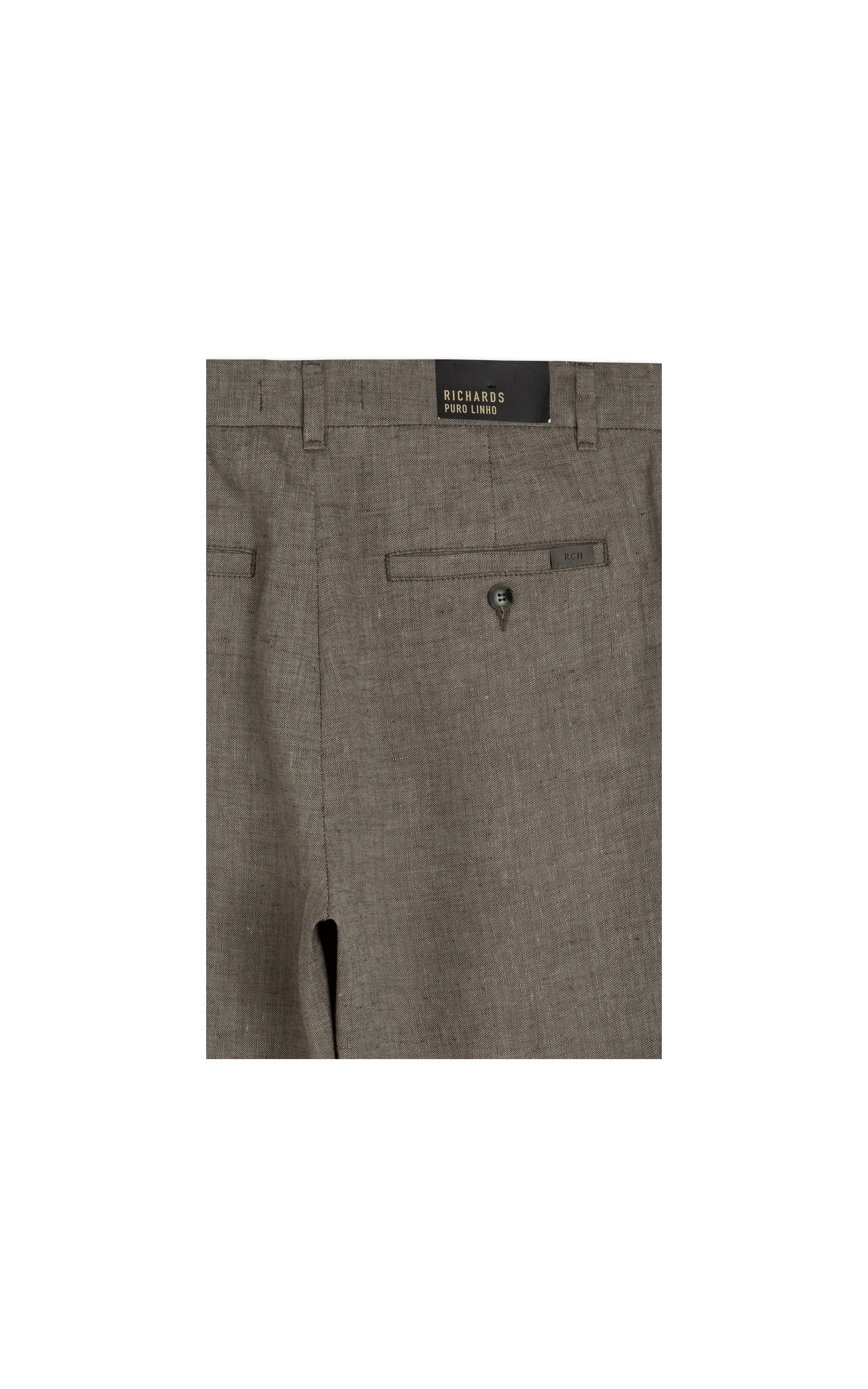Calça  Puro Linho  Lift Cd Tabaco