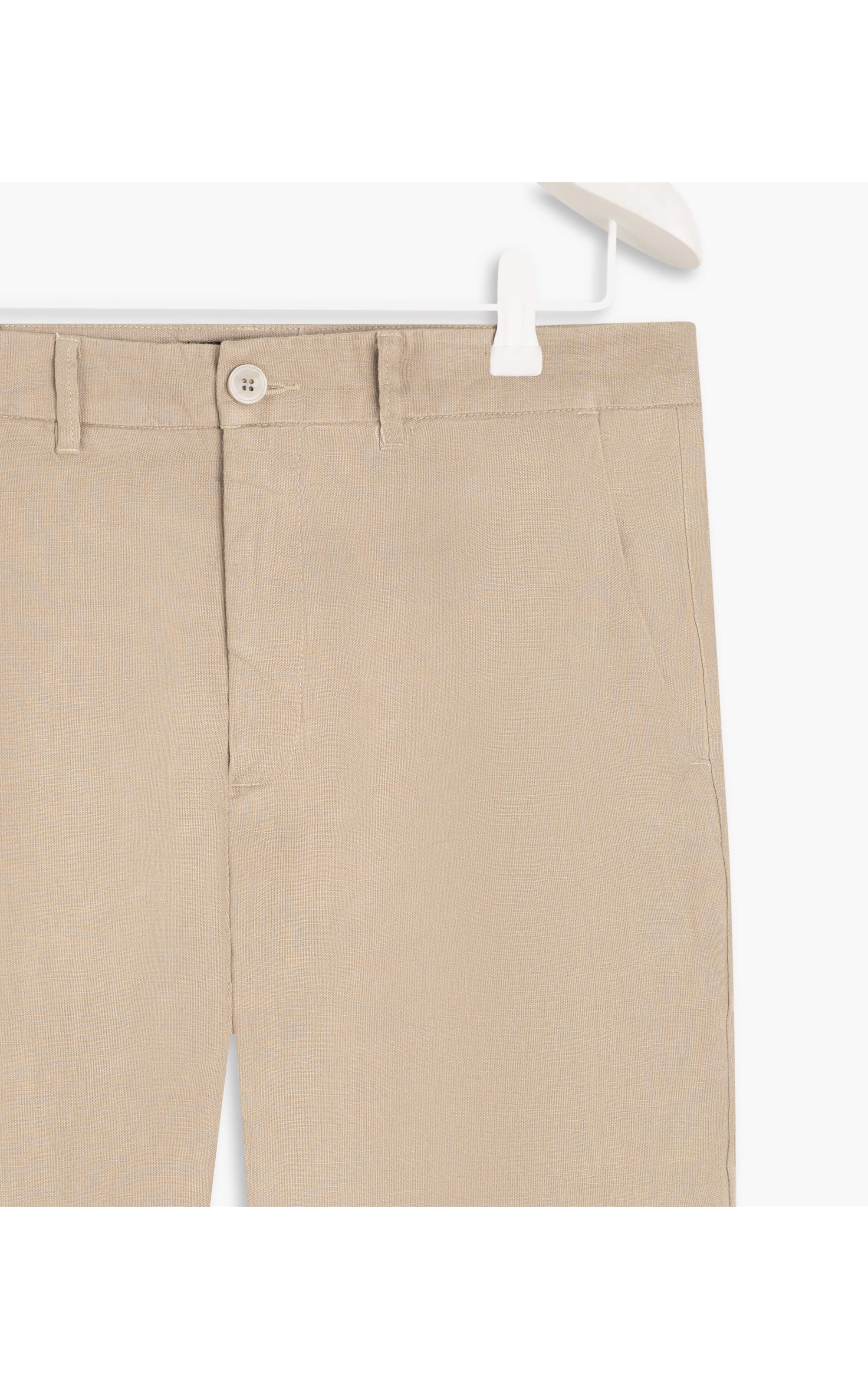 Calça  Puro Linho  Lift Uni Areia