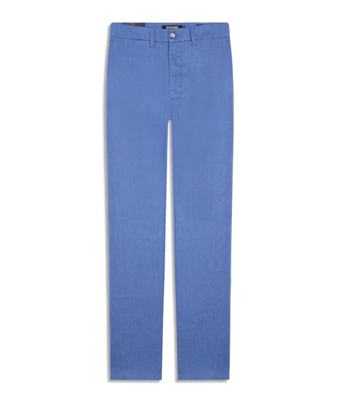 Calça  Puro Linho  Lift Uni Azul Jeans