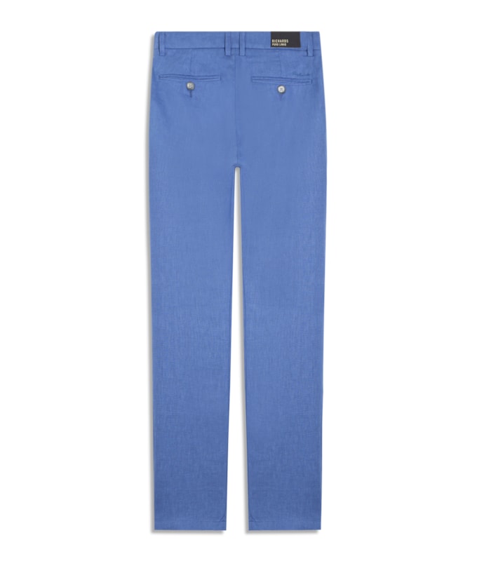Calça  Puro Linho  Lift Uni Azul Jeans