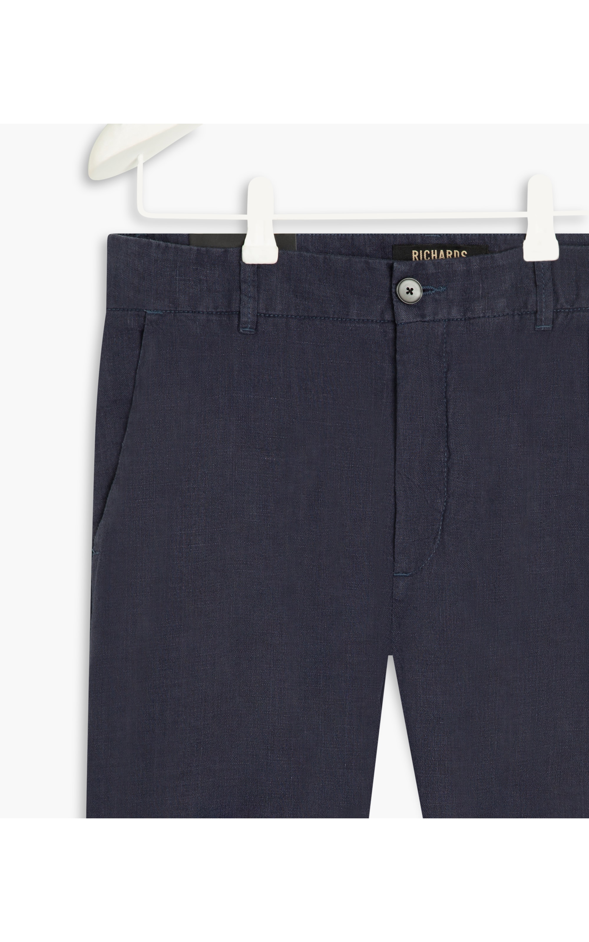 Calça  Puro Linho  Lift Uni Marinho