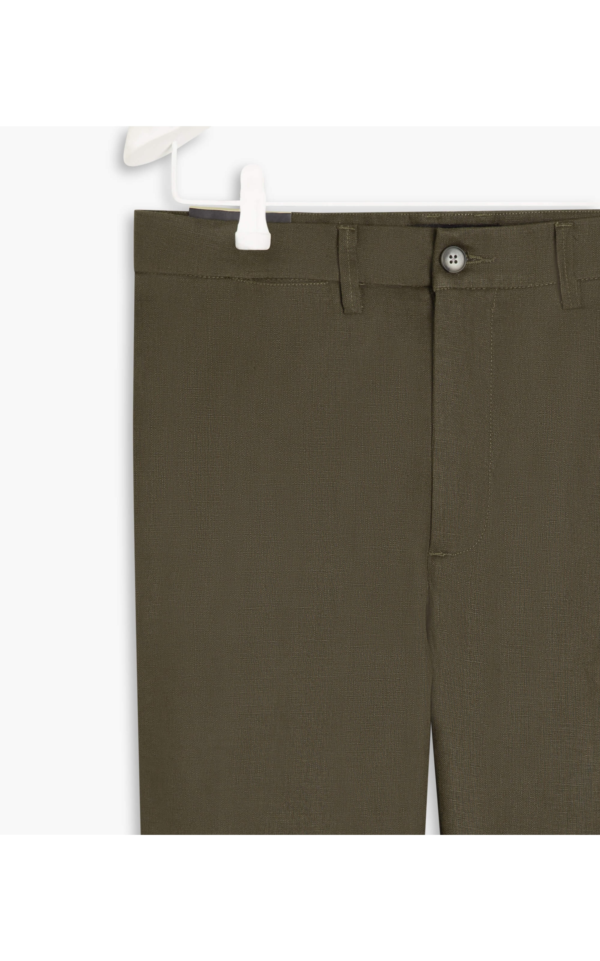 Calça  Puro Linho  Lift Uni Verde Militar