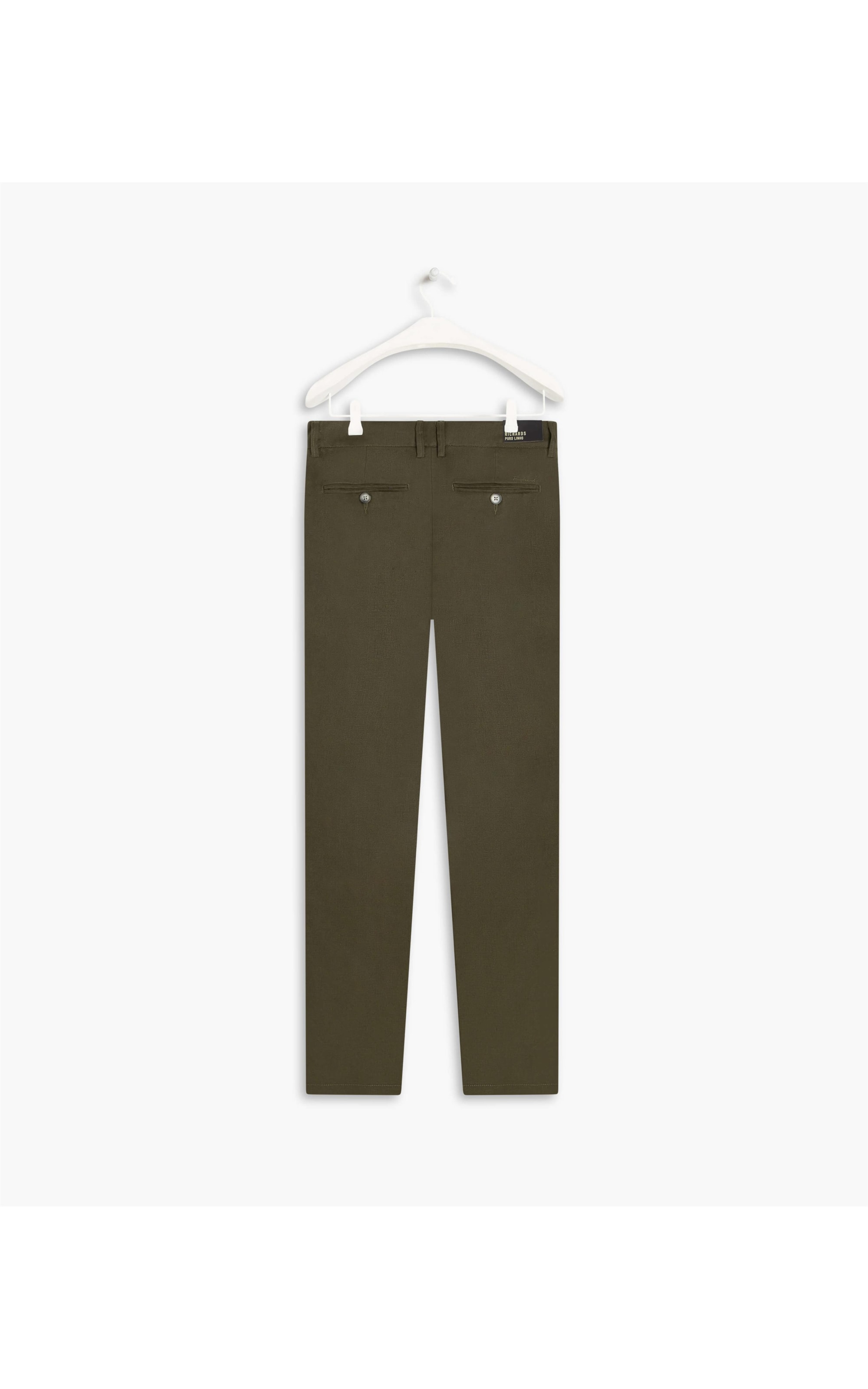 Calça  Puro Linho  Lift Uni Verde Militar