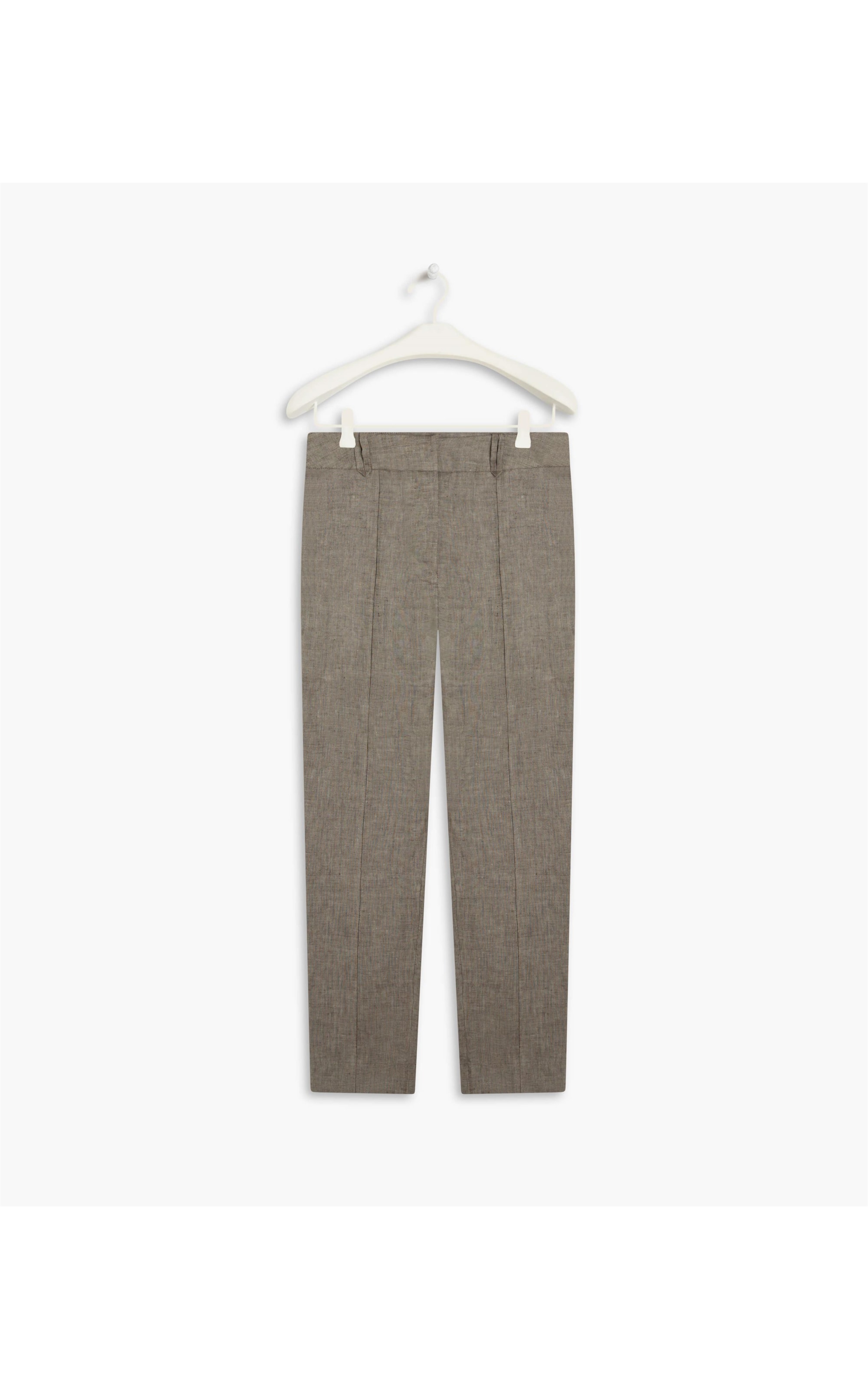 Calça  Puro Linho  Lonai Tabaco