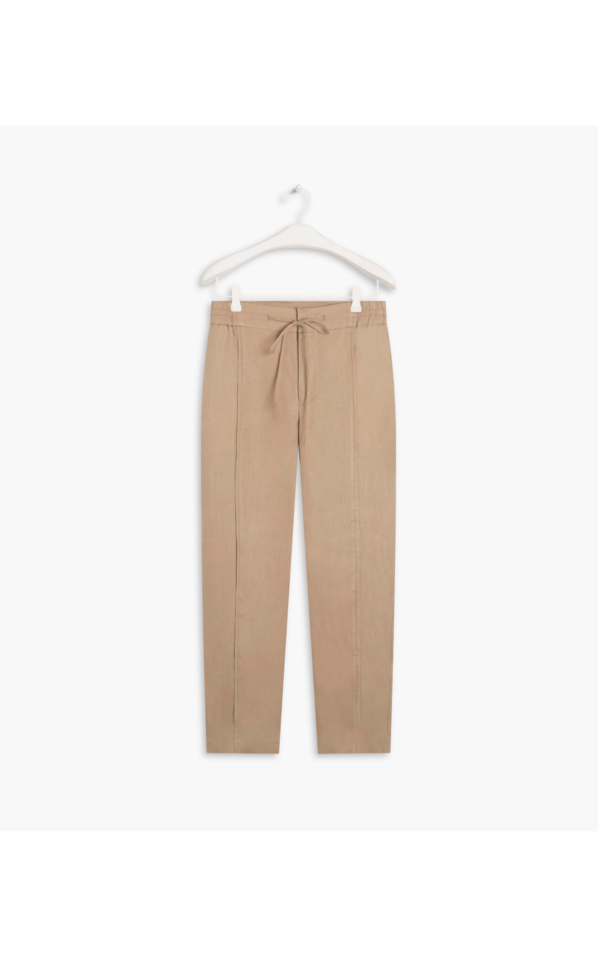 Calça  Puro Linho  Malta Areia