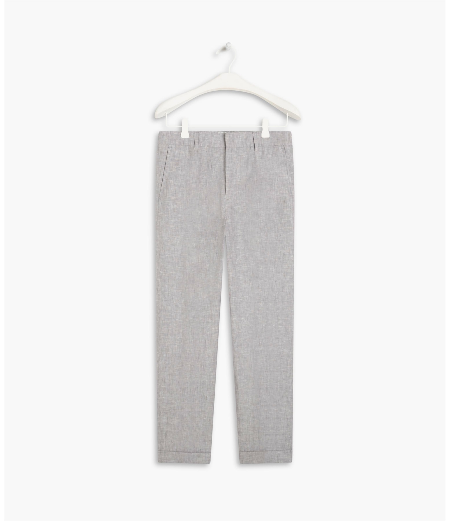 Calça  Puro Linho Marseille  Cd Cinza Claro
