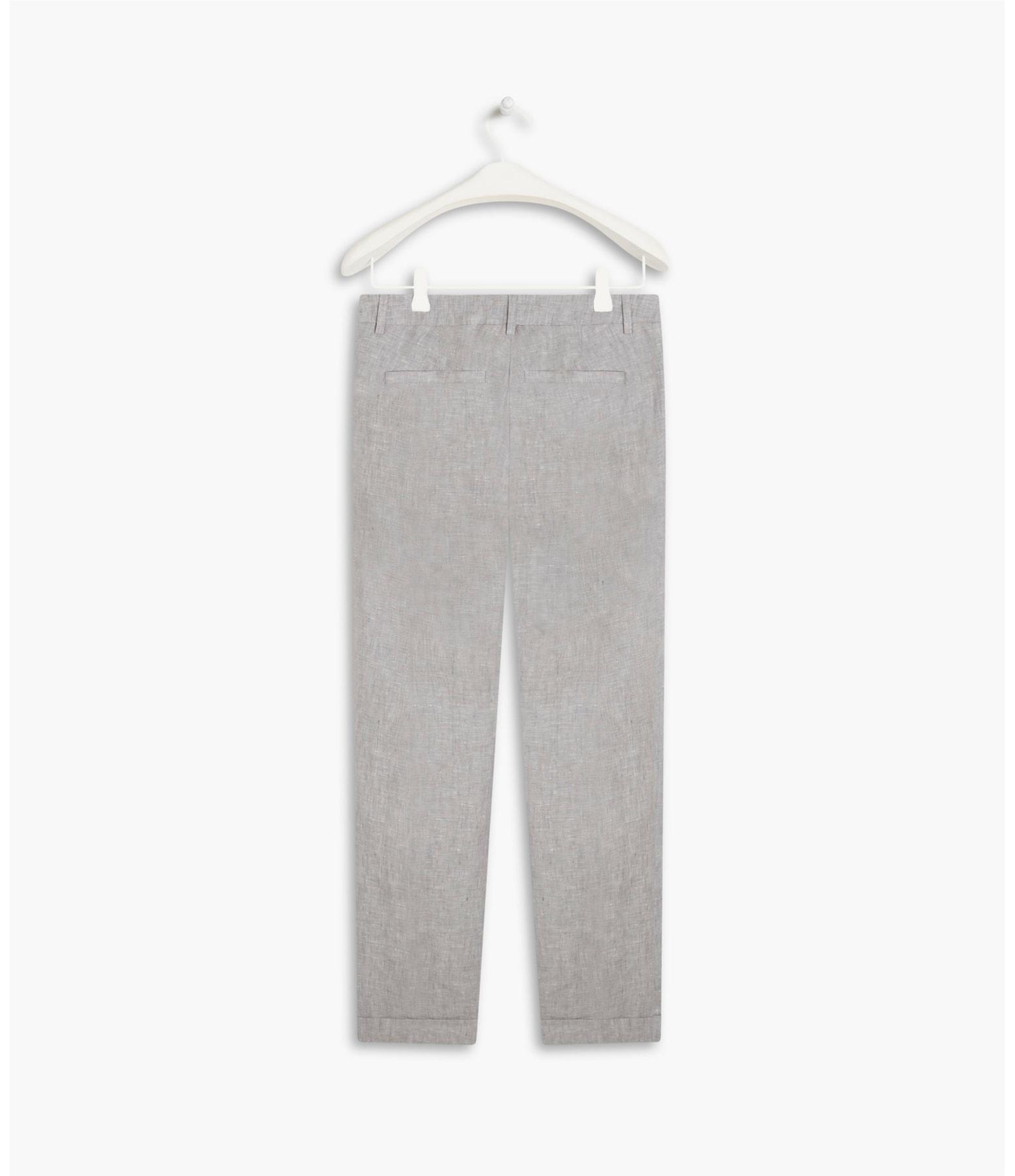 Calça  Puro Linho Marseille  Cd Cinza Claro