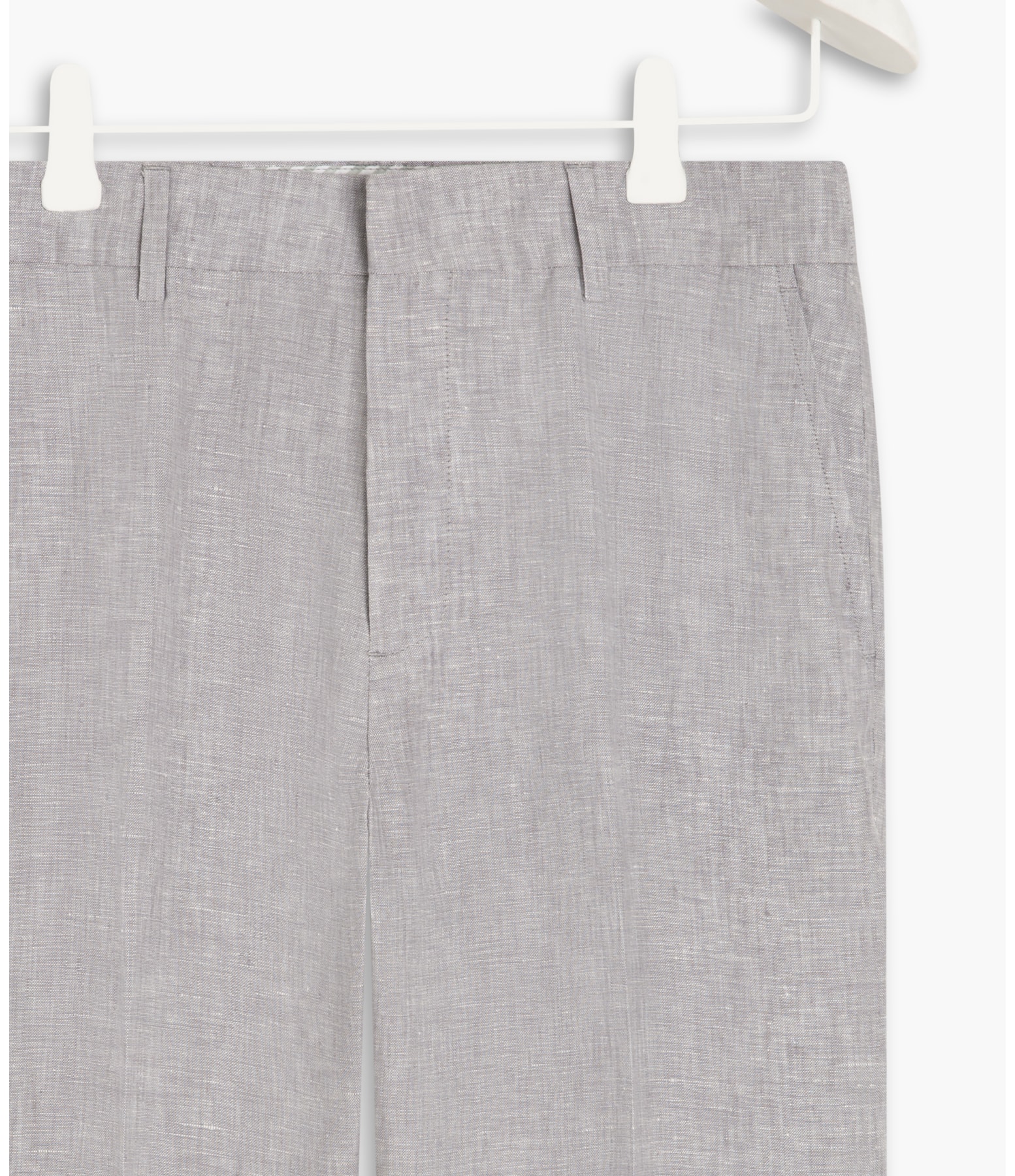 Calça  Puro Linho Marseille  Cd Cinza Claro