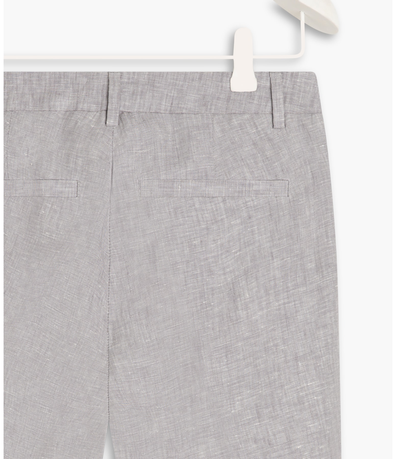 Calça  Puro Linho Marseille  Cd Cinza Claro