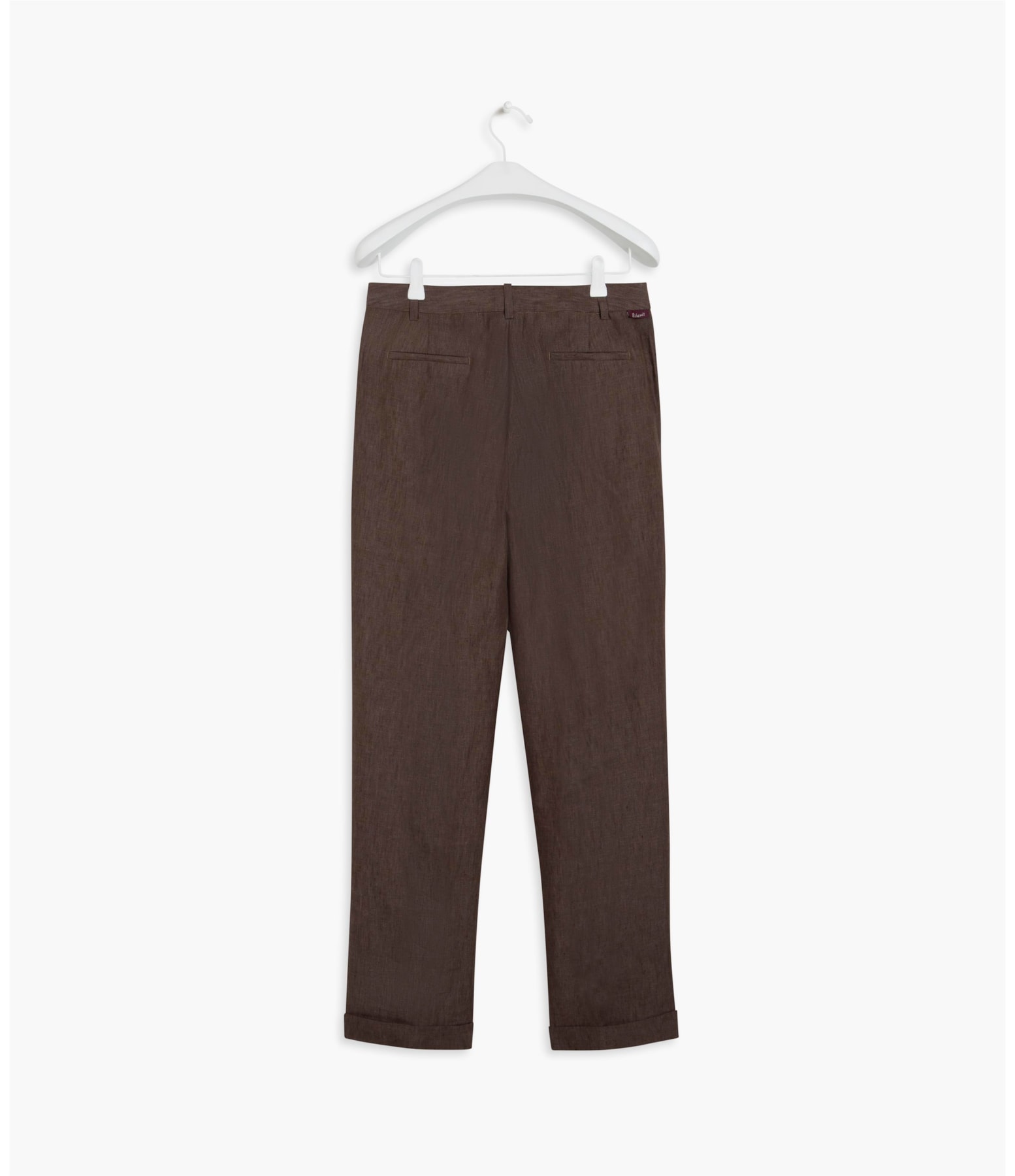 Calça Puro Linho  Marseille Cenoura Marrom