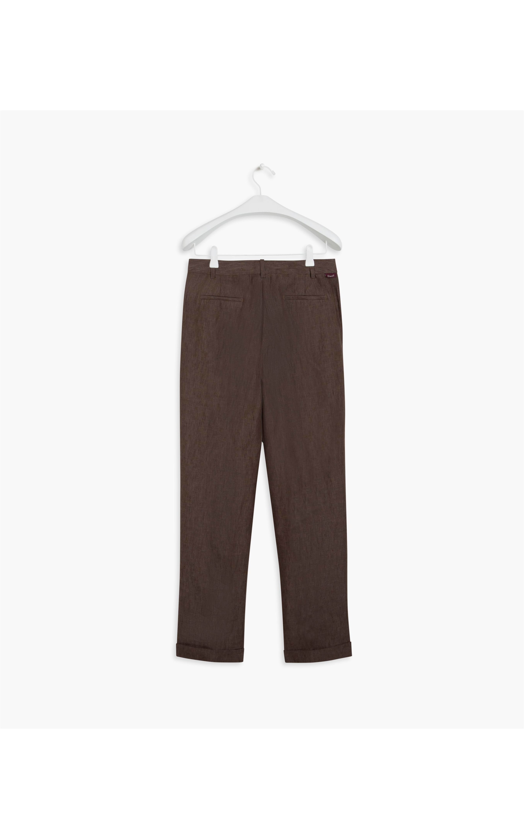 Calça Puro Linho  Marseille Cenoura Marrom