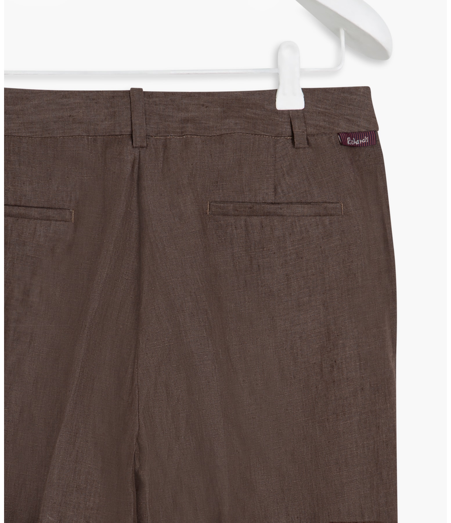 Calça Puro Linho  Marseille Cenoura Marrom