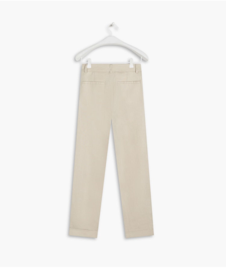 Calça  Puro Linho  Maseille Areia