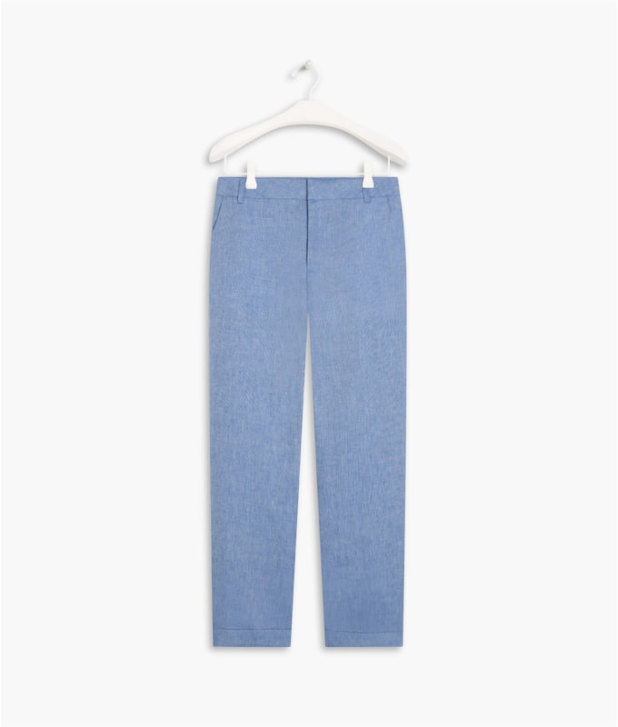 Calça  Puro Linho  Maseille Royal
