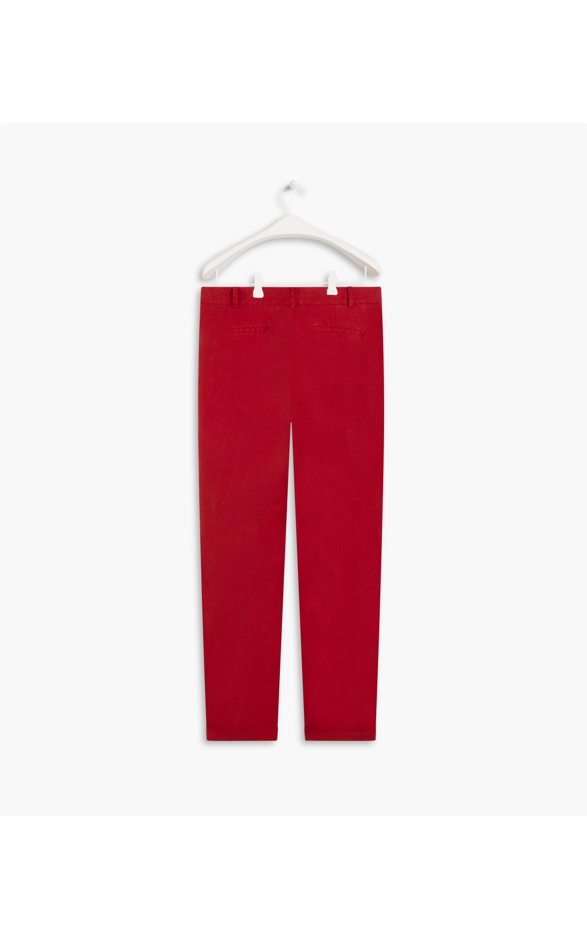 Calça  Puro Linho  Maseille Vermelho