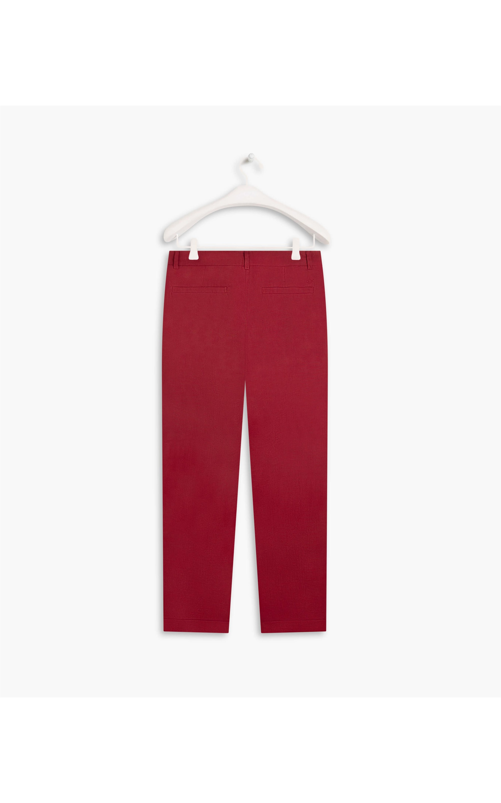 Calça  Puro Linho  Maseille  Vermelho