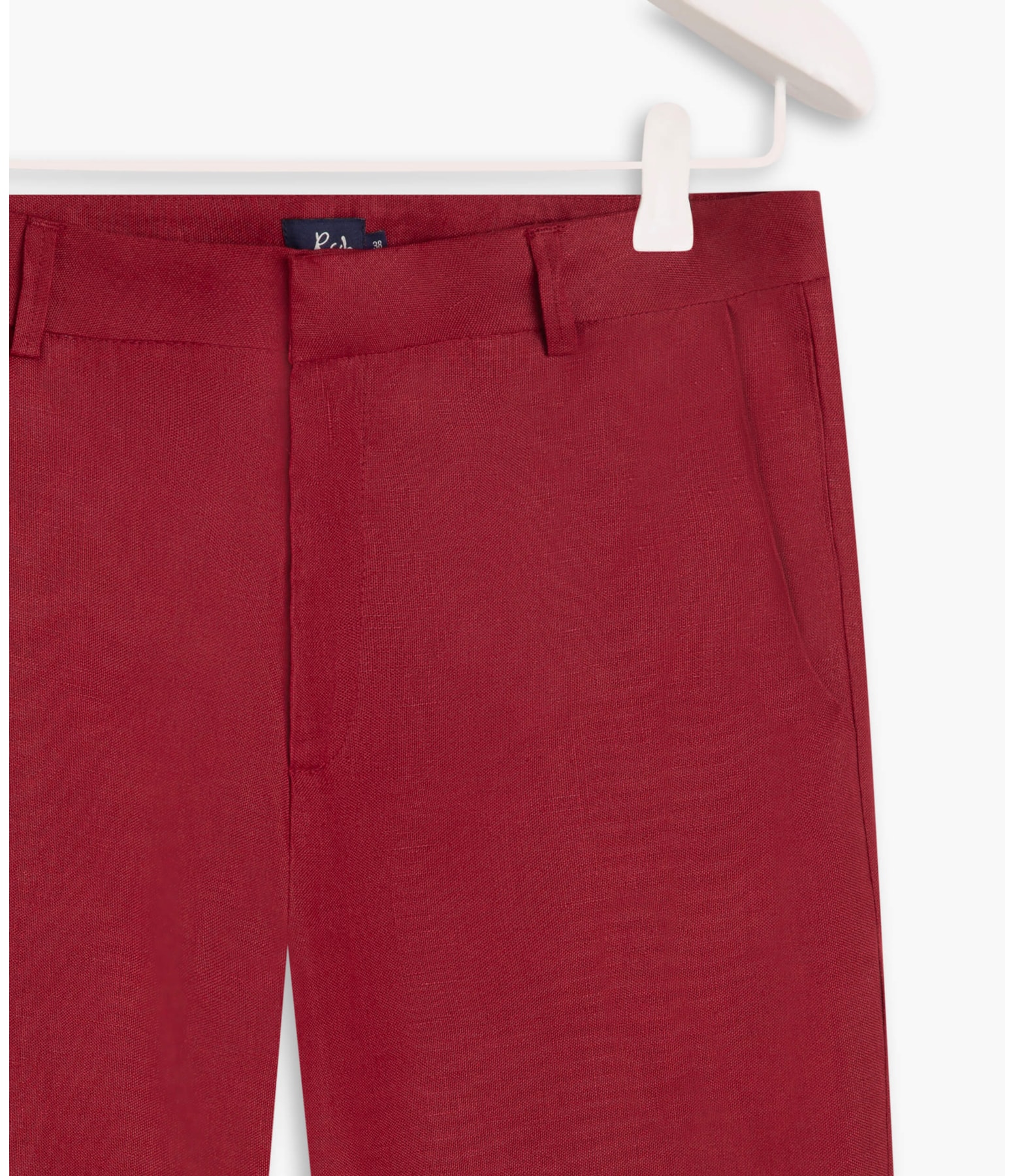 Calça  Puro Linho  Maseille  Vermelho