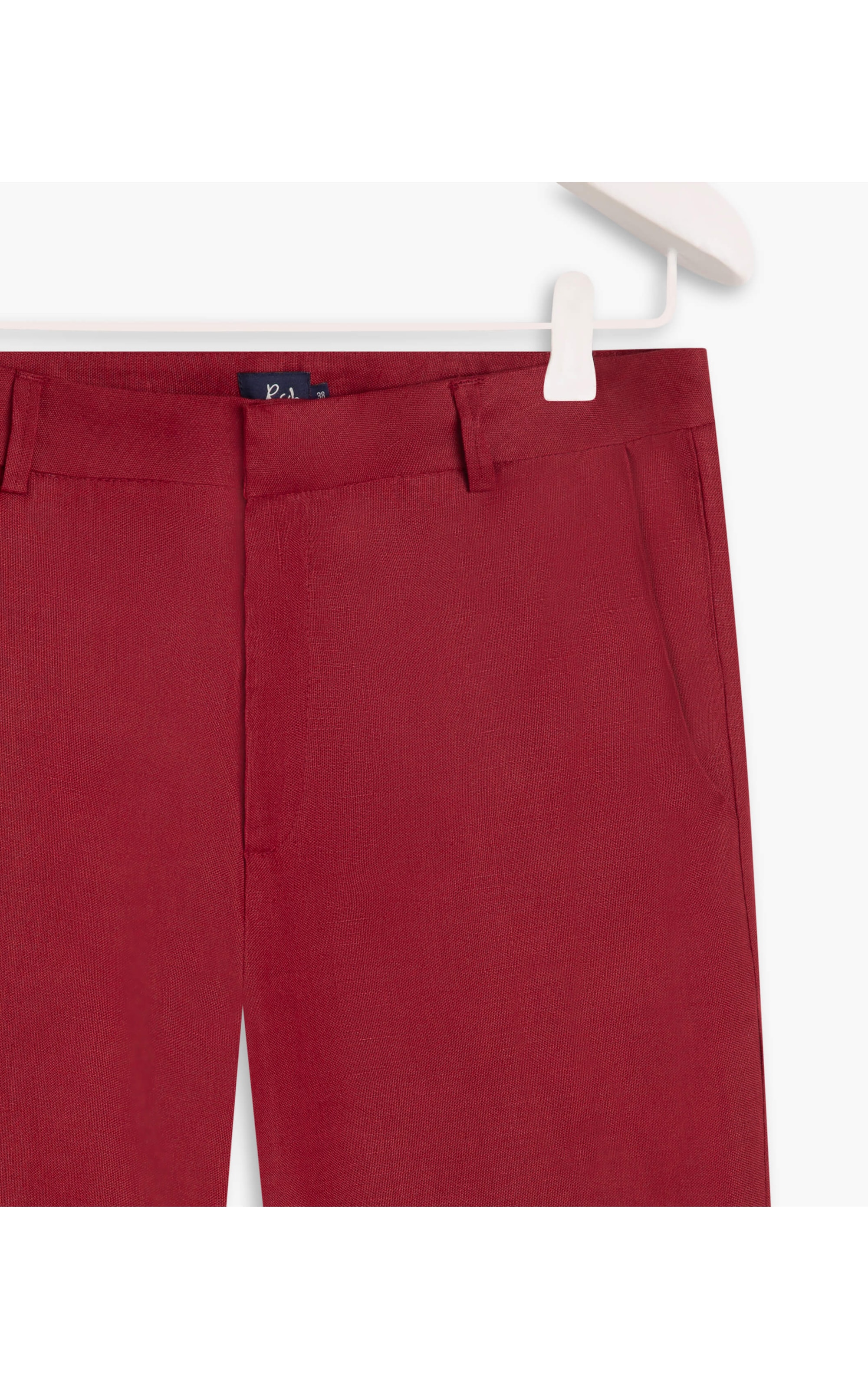 Calça  Puro Linho  Maseille  Vermelho