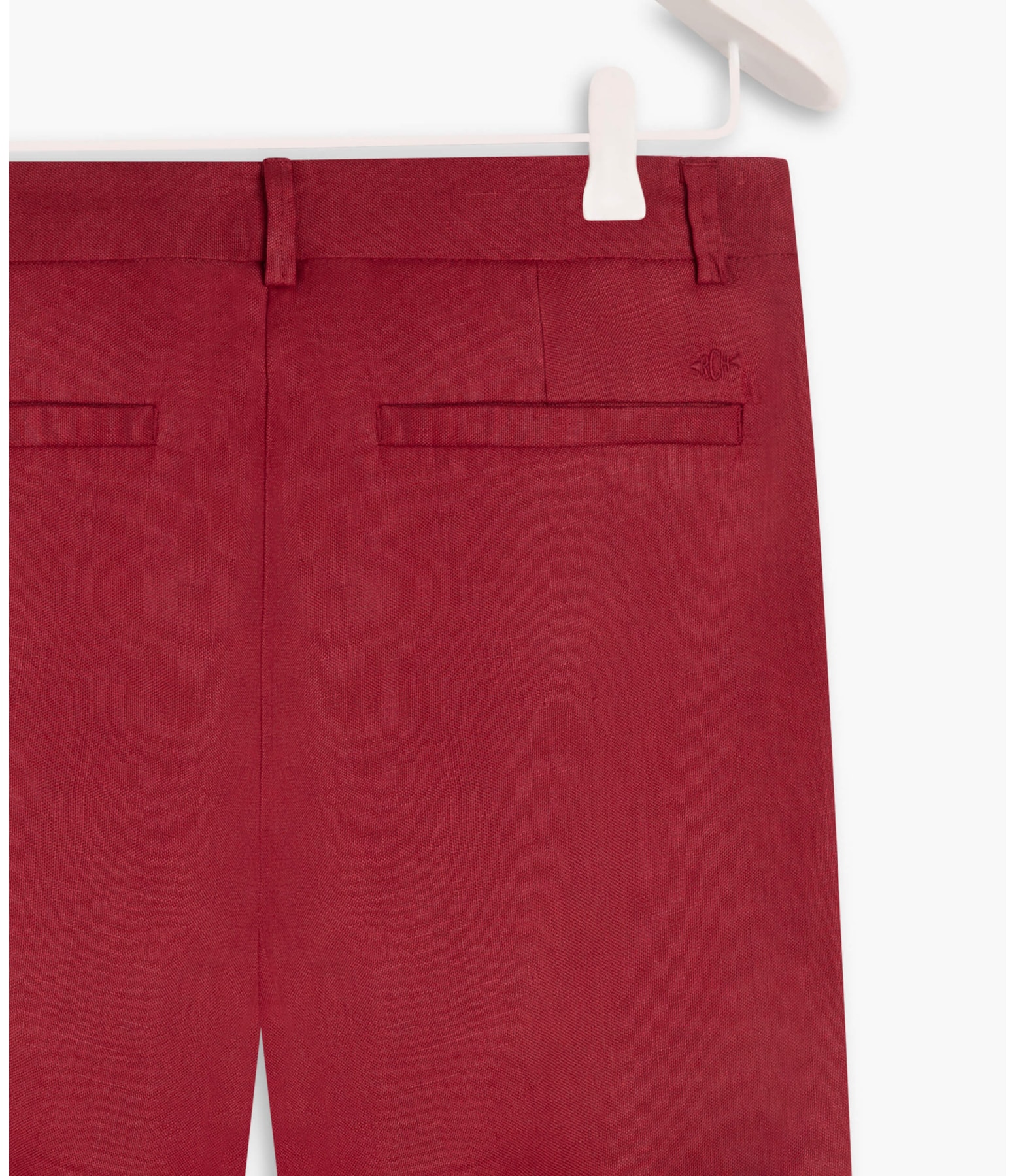 Calça  Puro Linho  Maseille  Vermelho