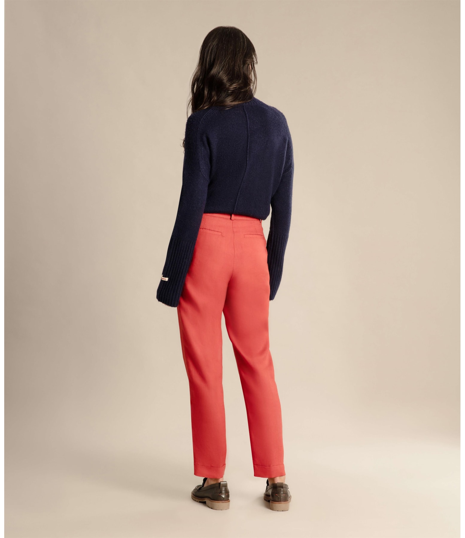 Calça  Puro Linho  Maseille  Vermelho