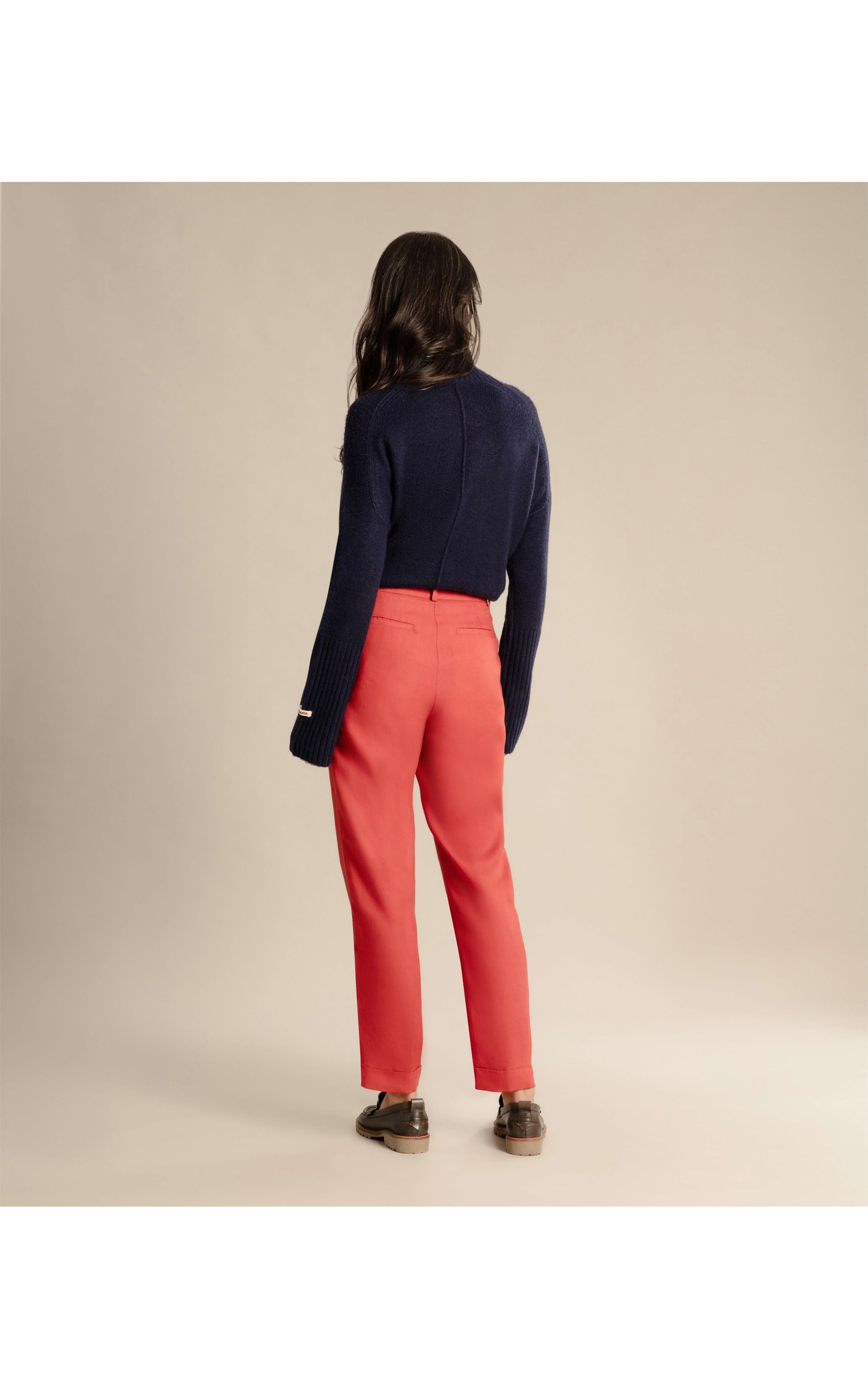 Calça  Puro Linho  Maseille  Vermelho