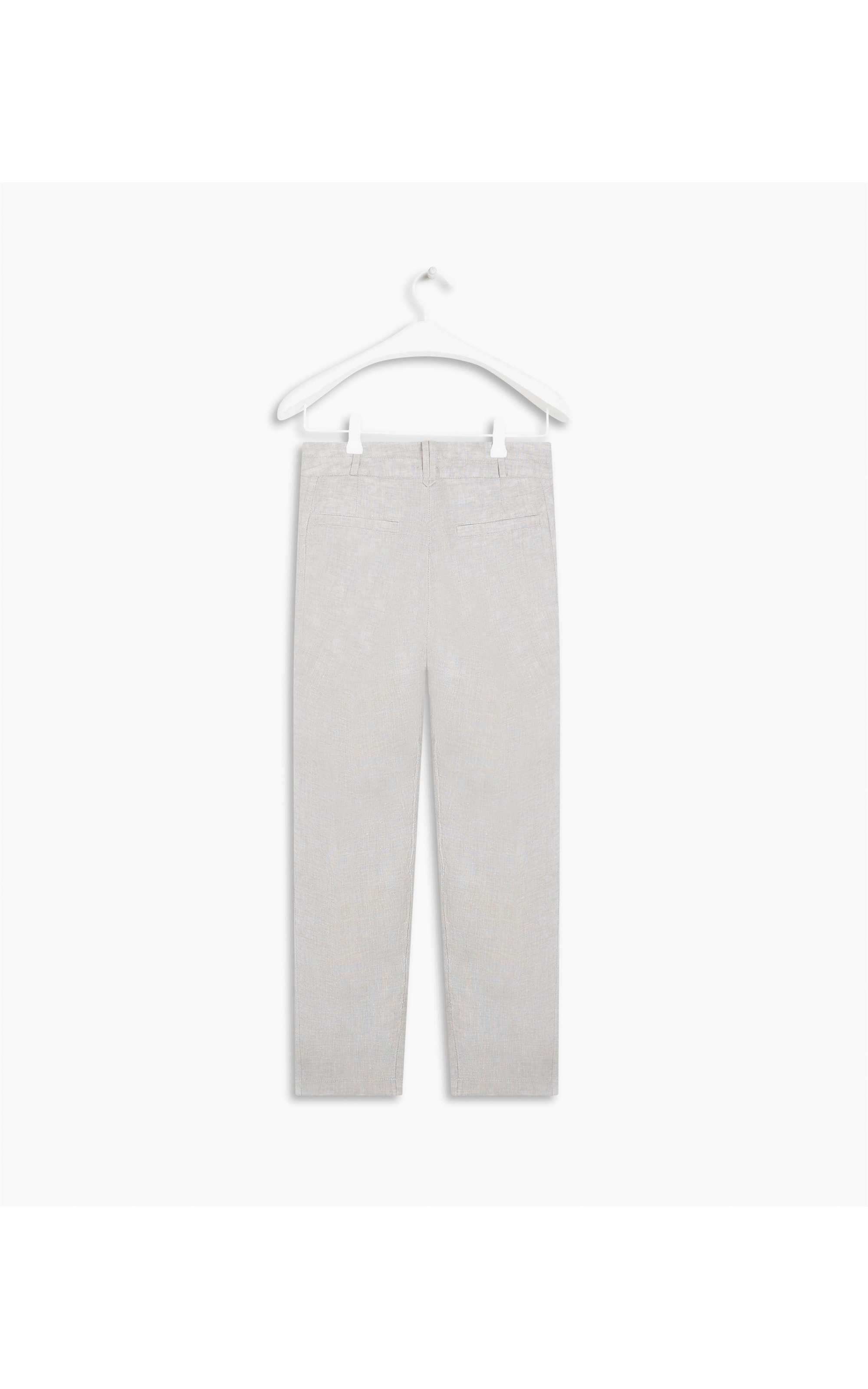 Calça  Puro Linho  Milos Prata