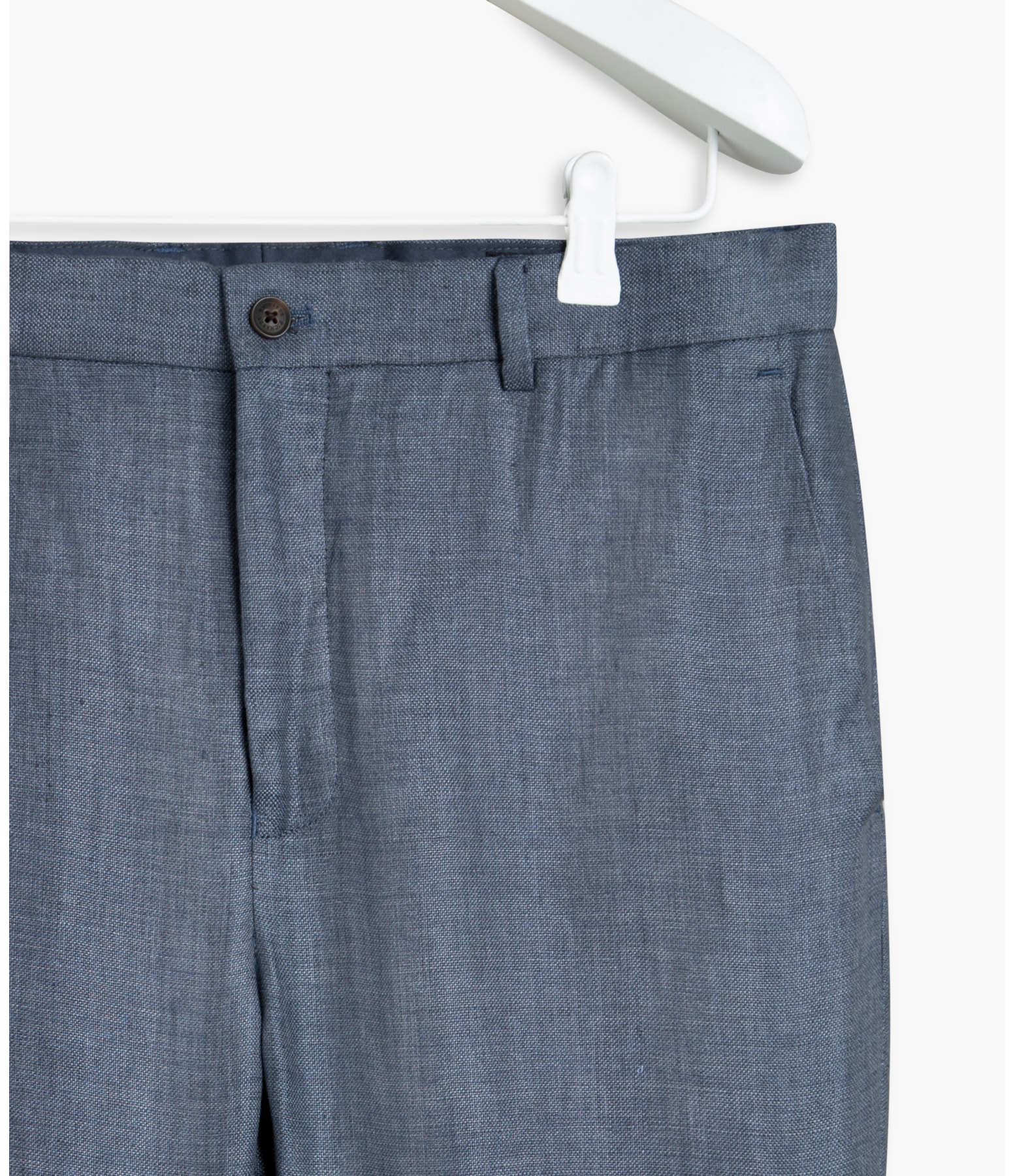 Calça  Puro Linho  Montreal Azul
