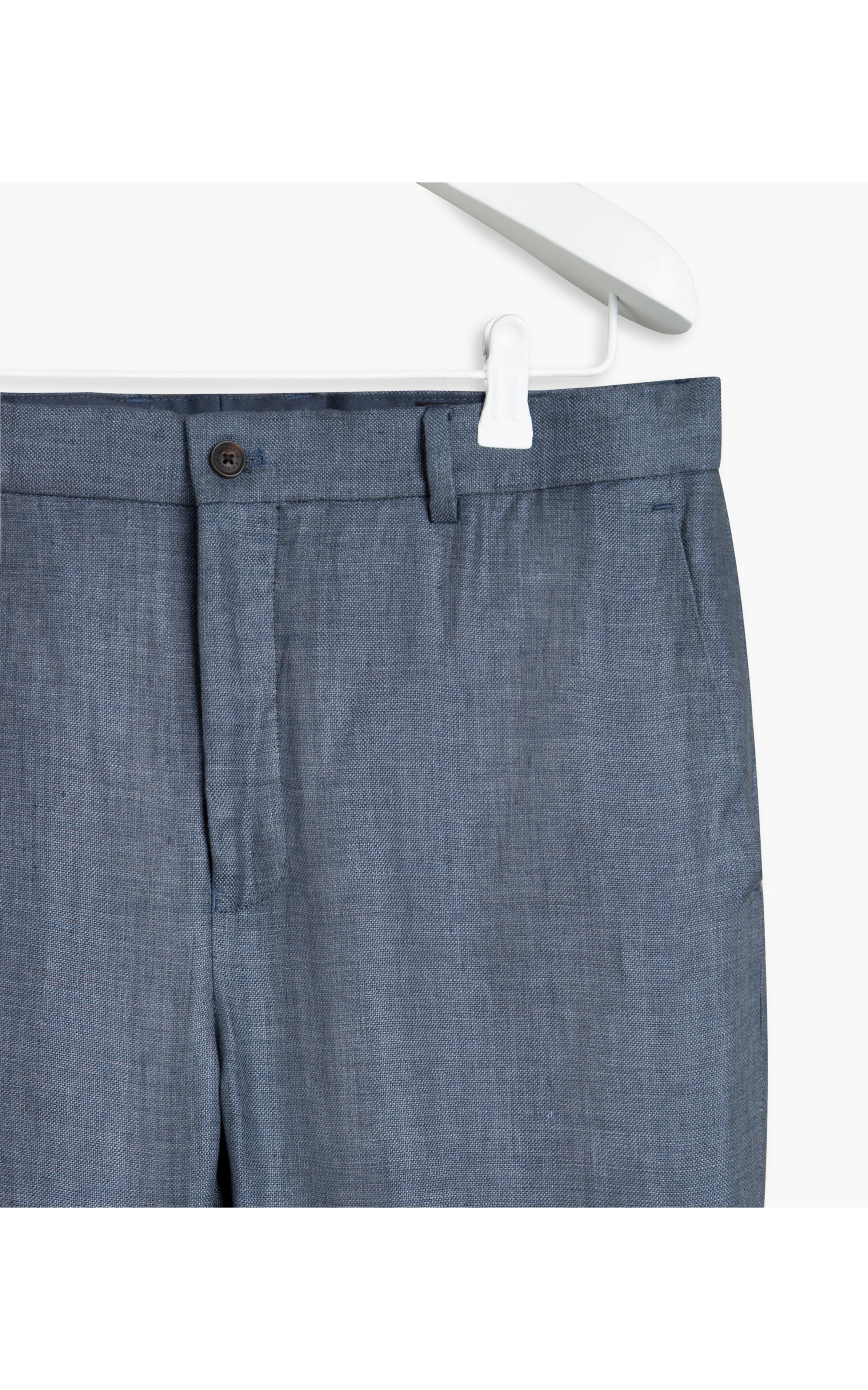 Calça  Puro Linho  Montreal Azul