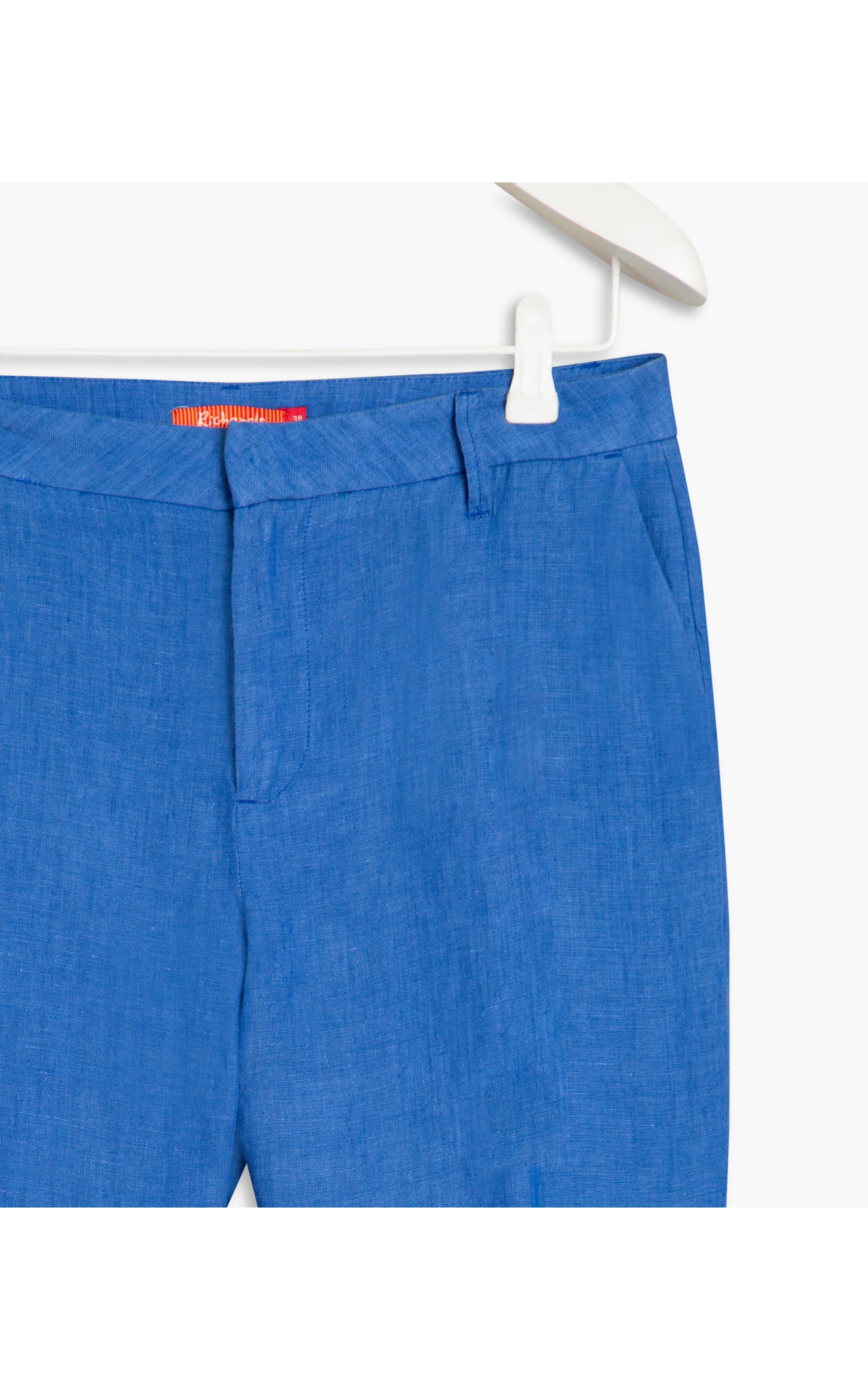 Calça  Puro Linho New Marselle Cross Dye Azul