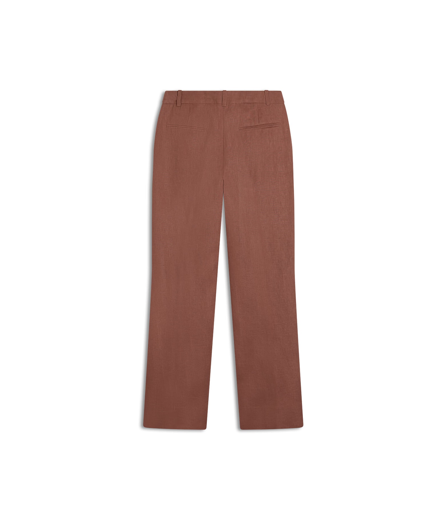 Calça  Puro Linho Reta Tabaco