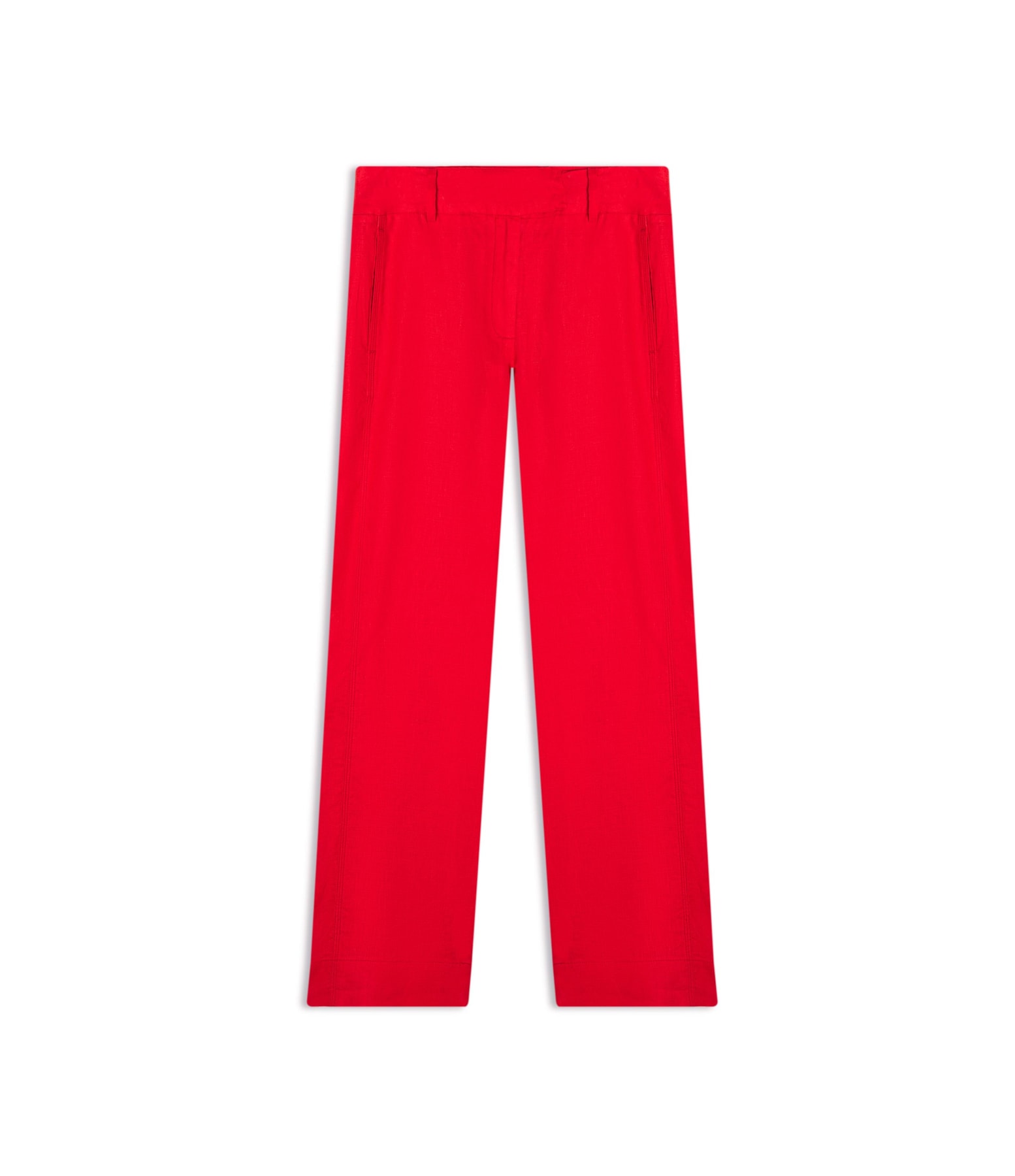 Calça  Puro Linho  Riva Vermelho