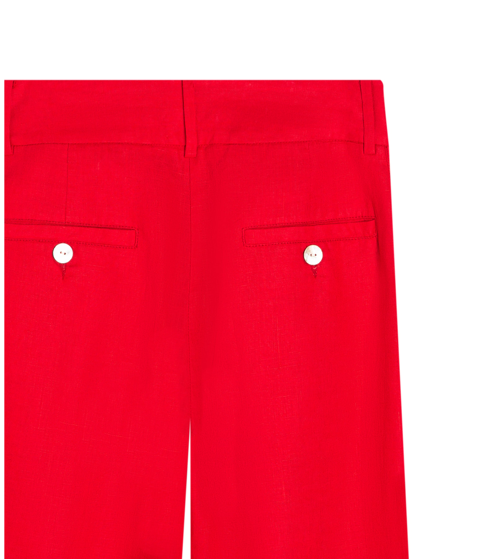 Calça  Puro Linho  Riva Vermelho
