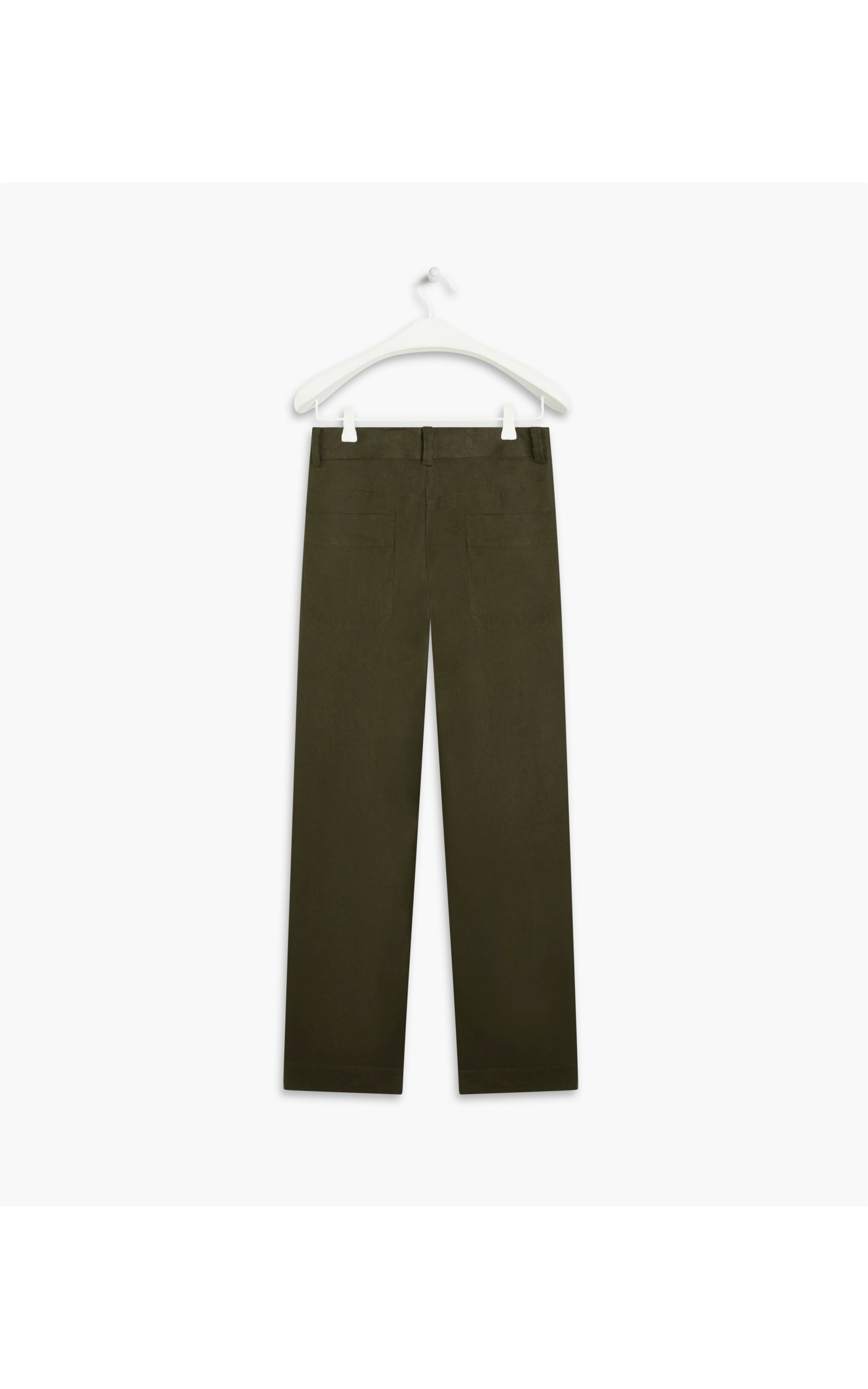 Calça  Puro Linho  Savoia Verde Militar