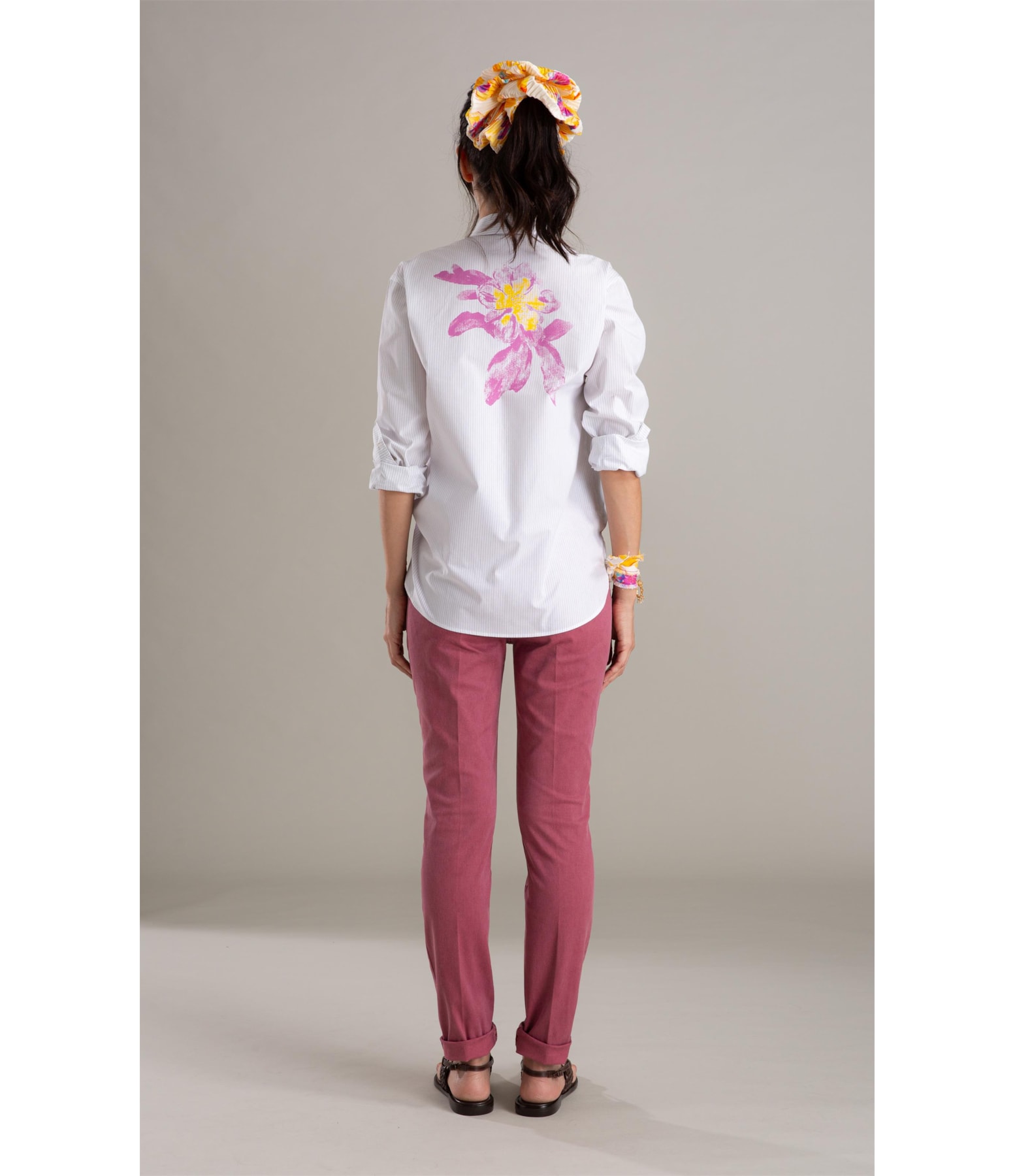 Calça Rain Slim Mauve