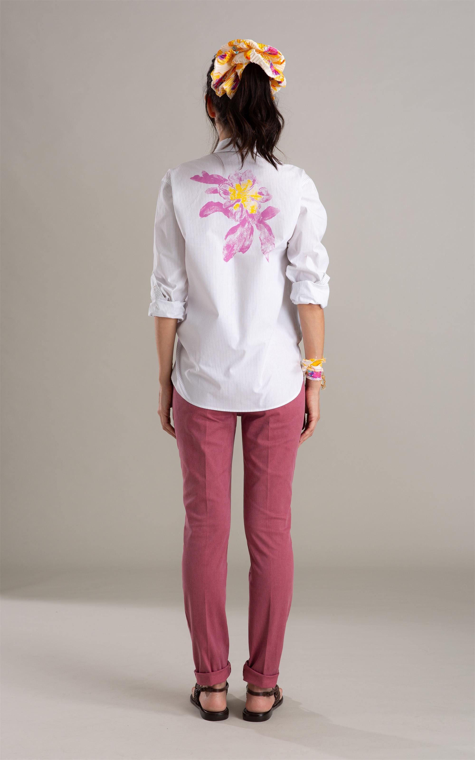 Calça Rain Slim Mauve