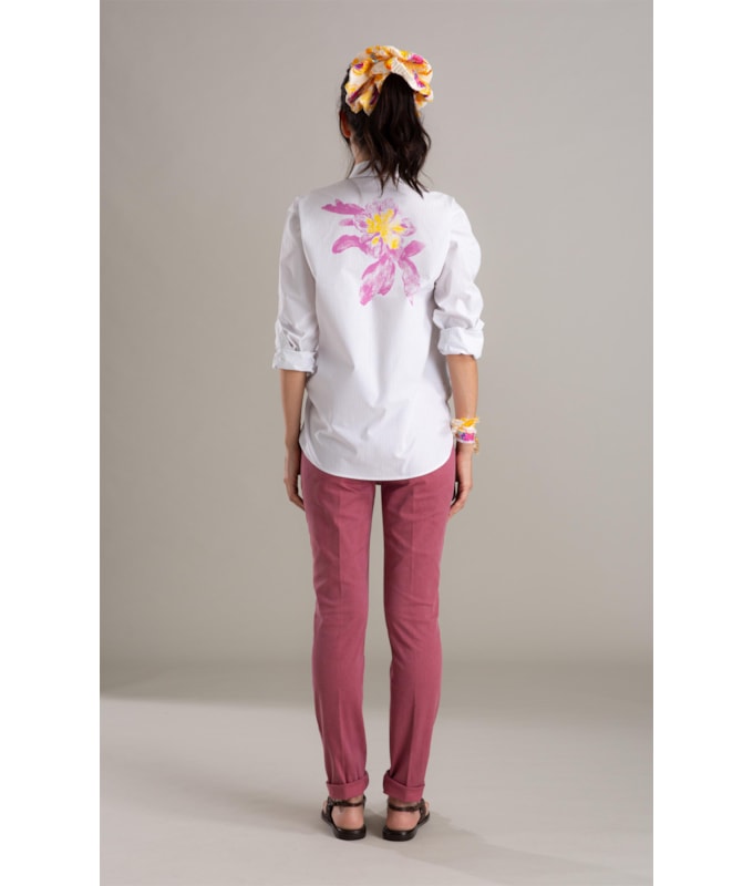 Calça Rain Slim Mauve
