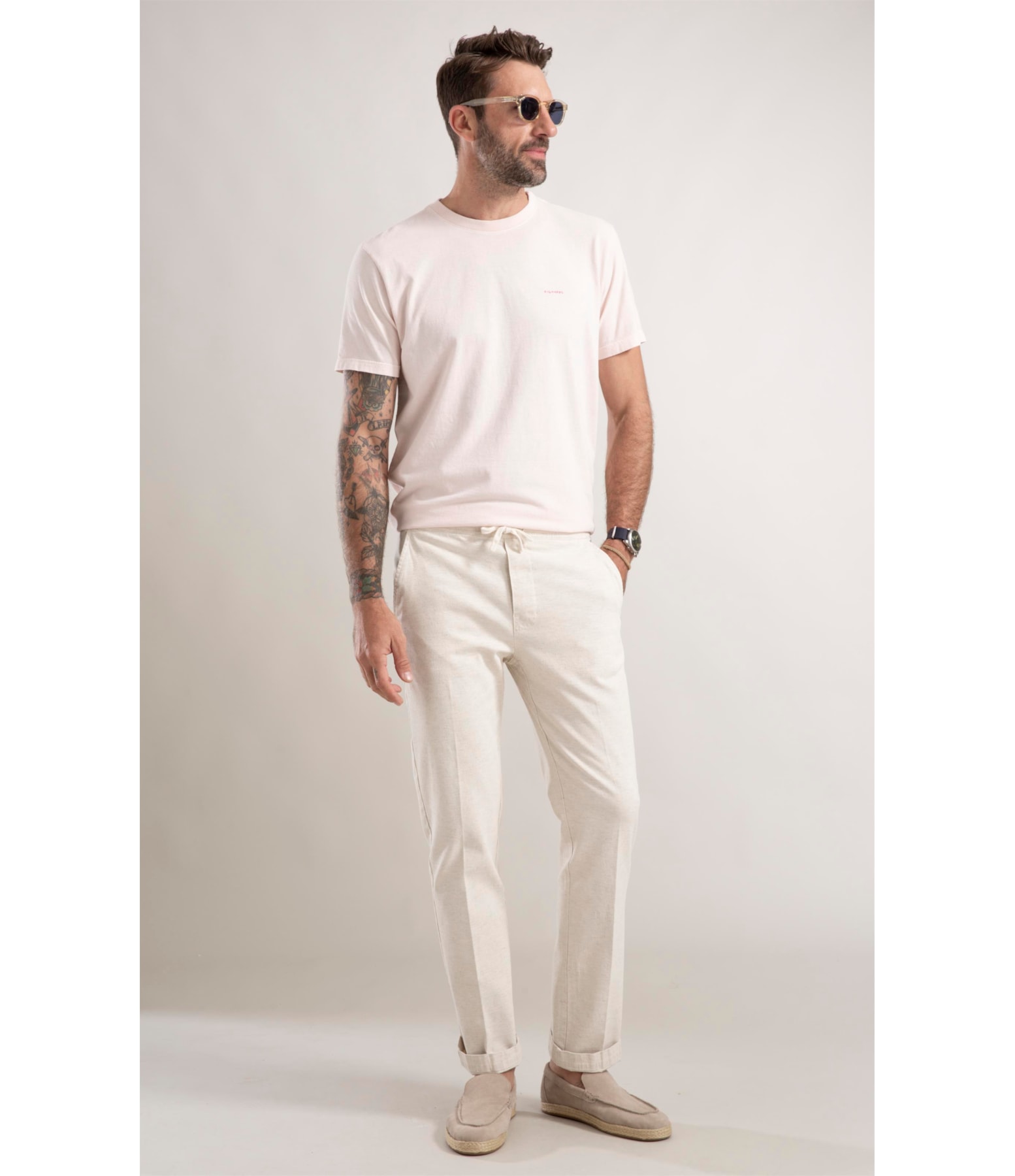 Calça Relax Tradicional New Line Natural