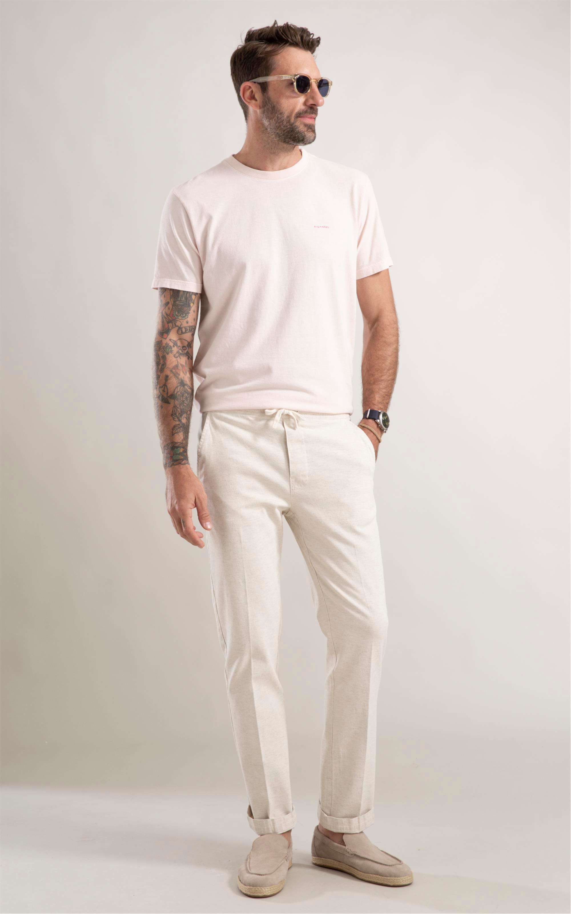 Calça Relax Tradicional New Line Natural