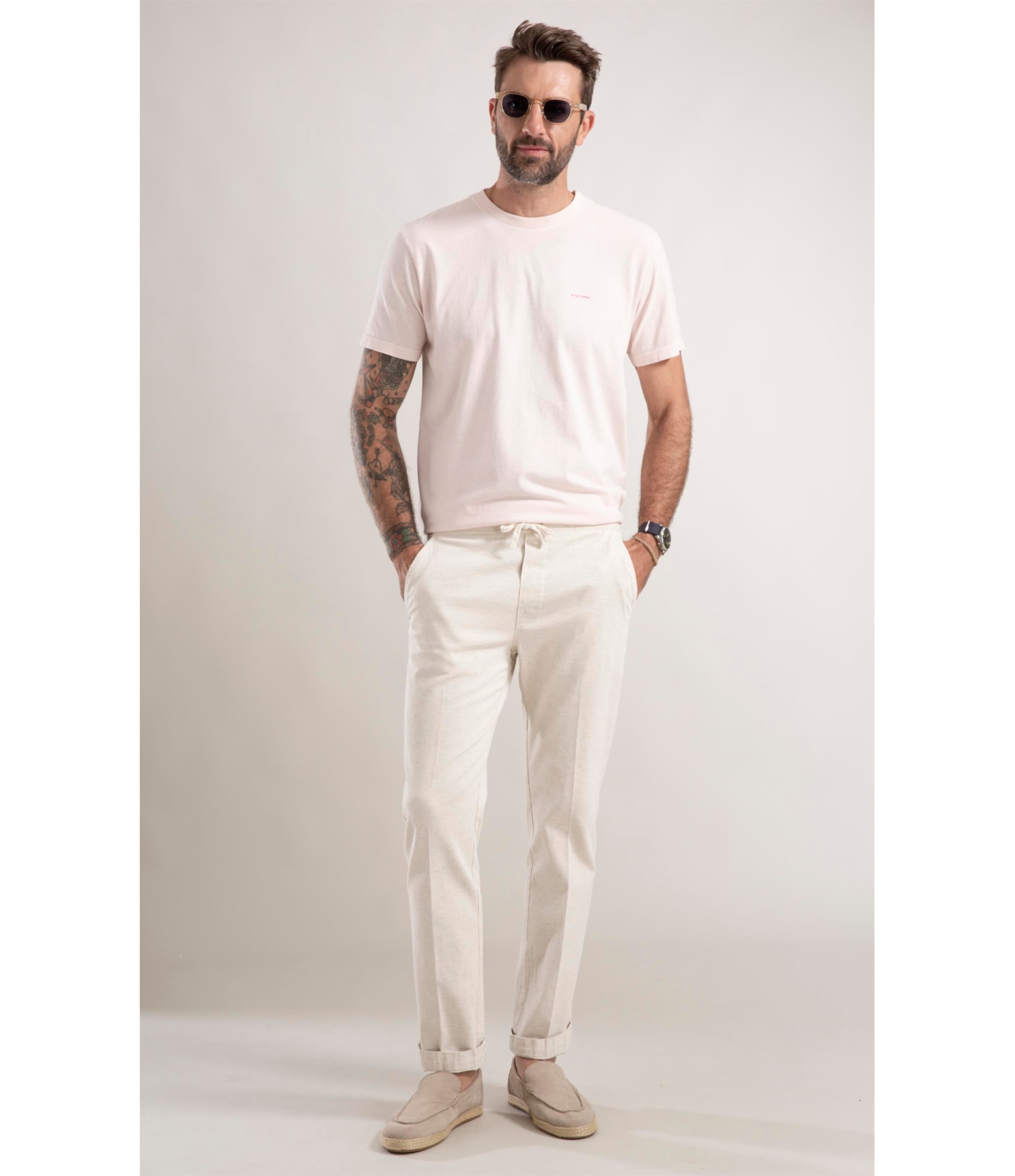 Calça Relax Tradicional New Line Natural