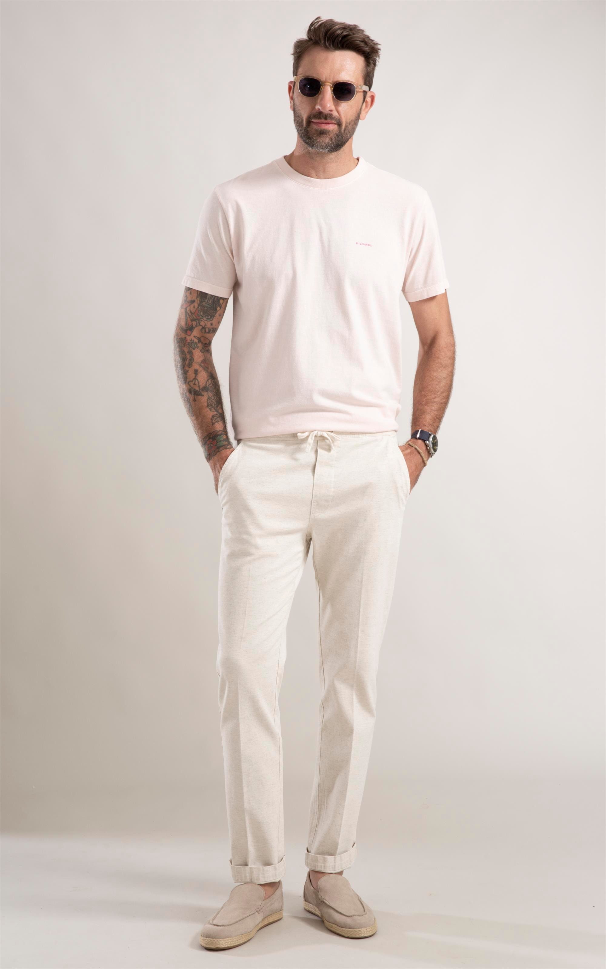 Calça Relax Tradicional New Line Natural