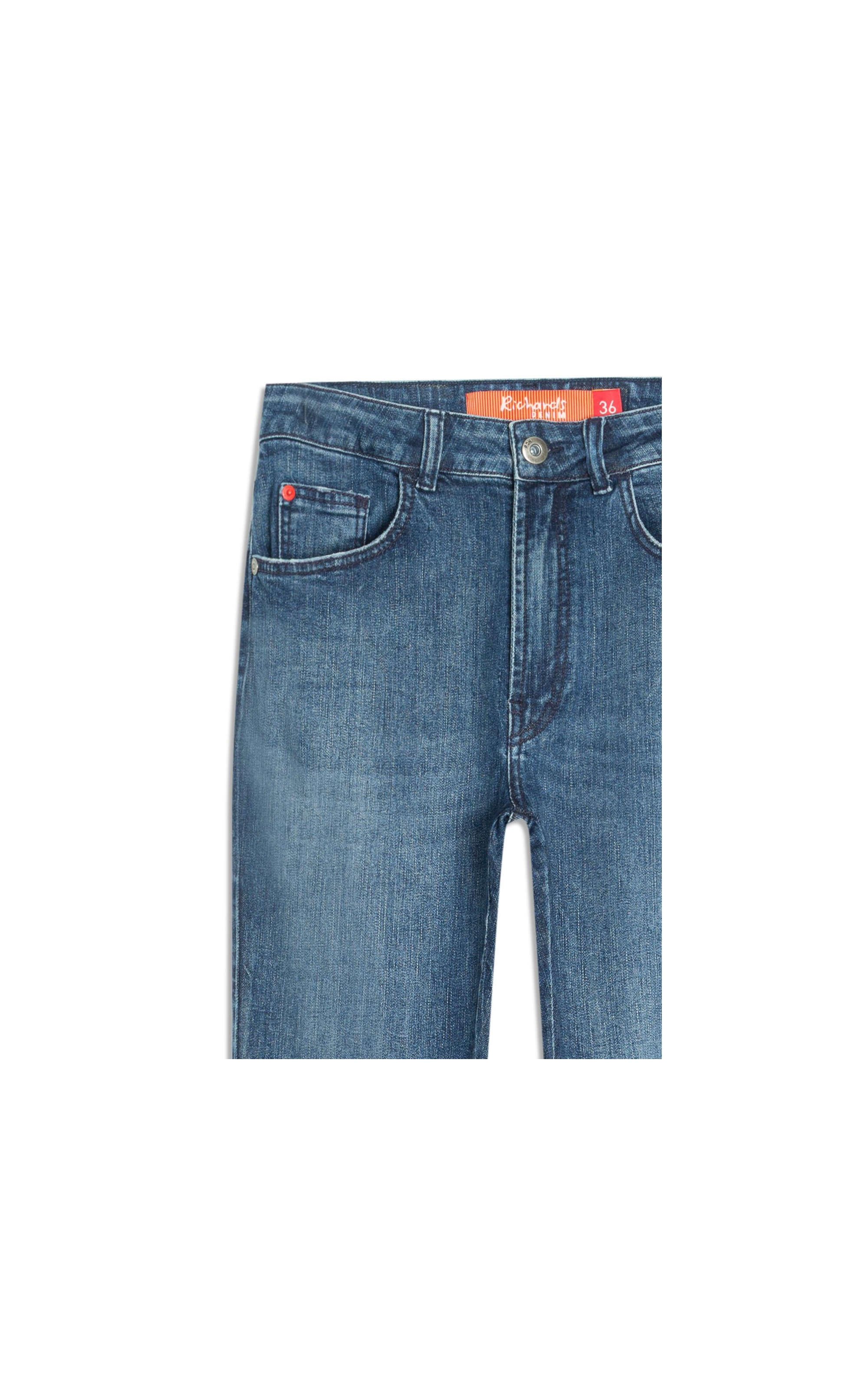 Calca Reta High Comfort Lav.Medio Super Stone
