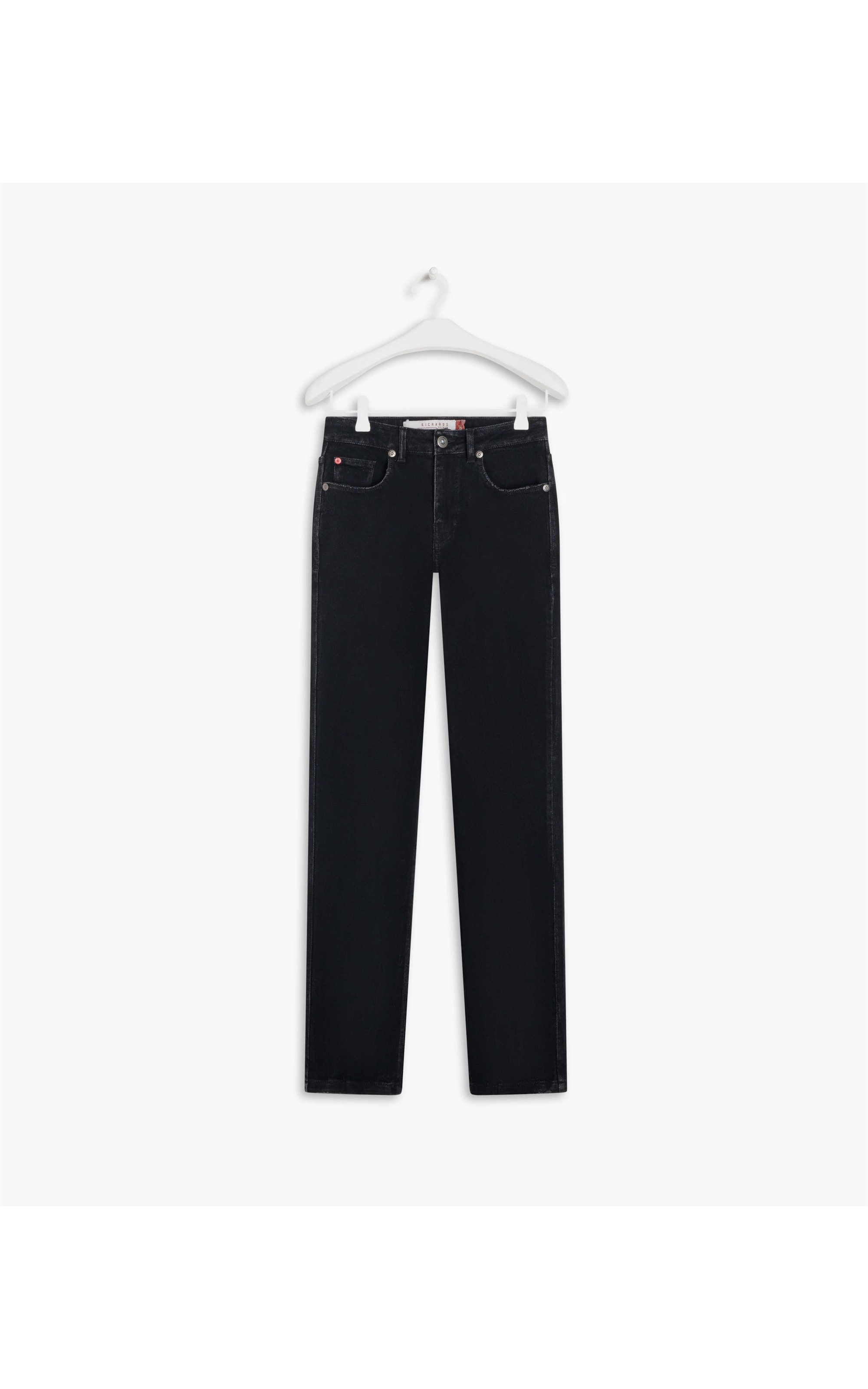 Calça Reta New Black Ember Rchl223 Lav. Black C/ Tie Dye