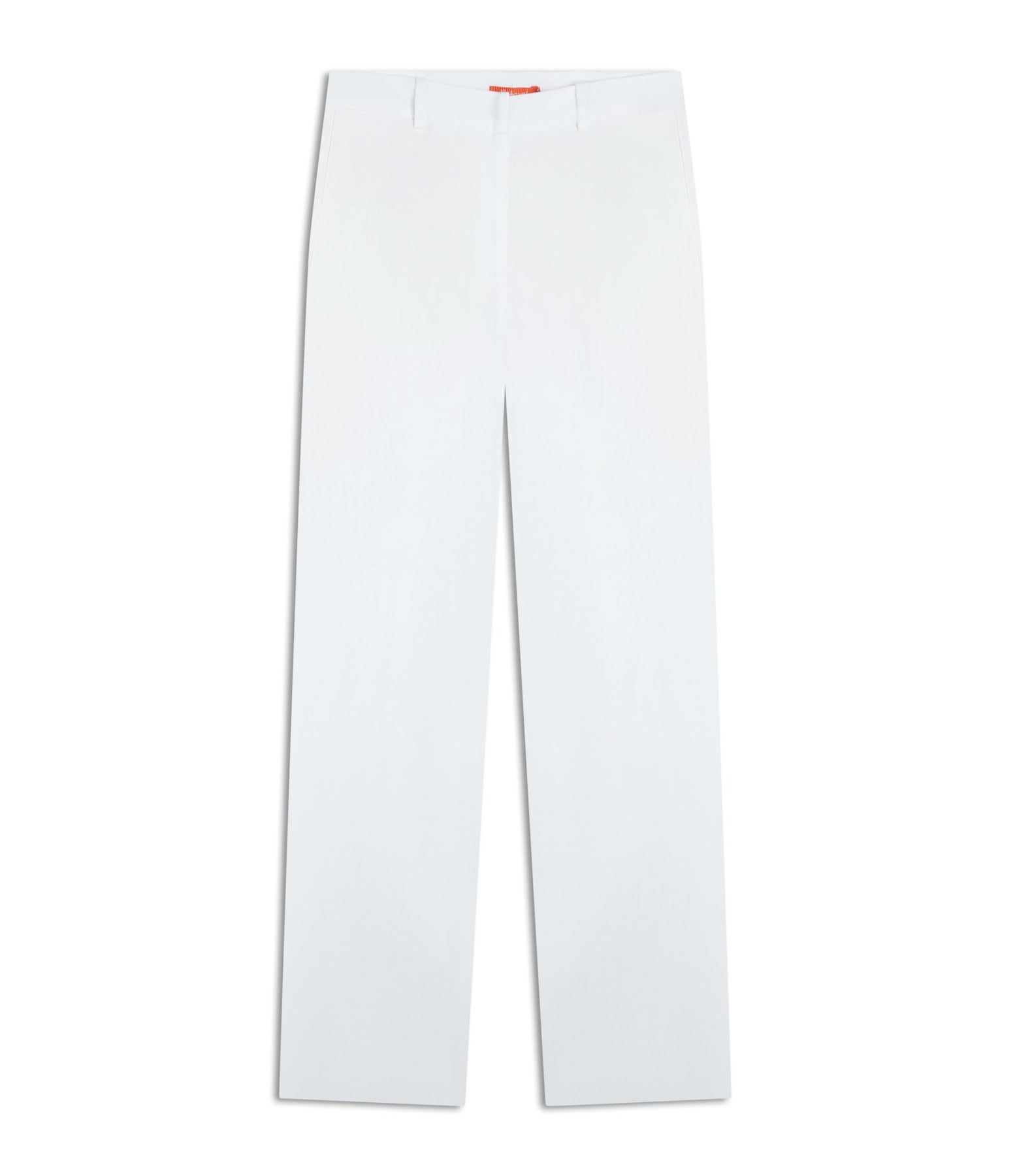 Calça Reta Puro Linho Branco