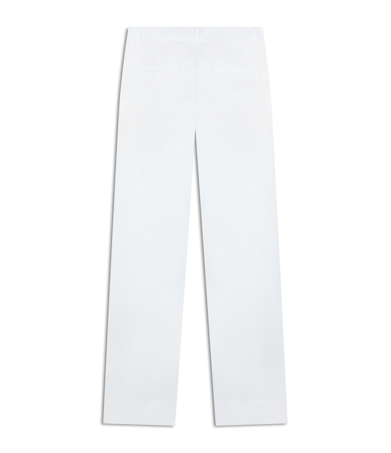 Calça Reta Puro Linho Branco